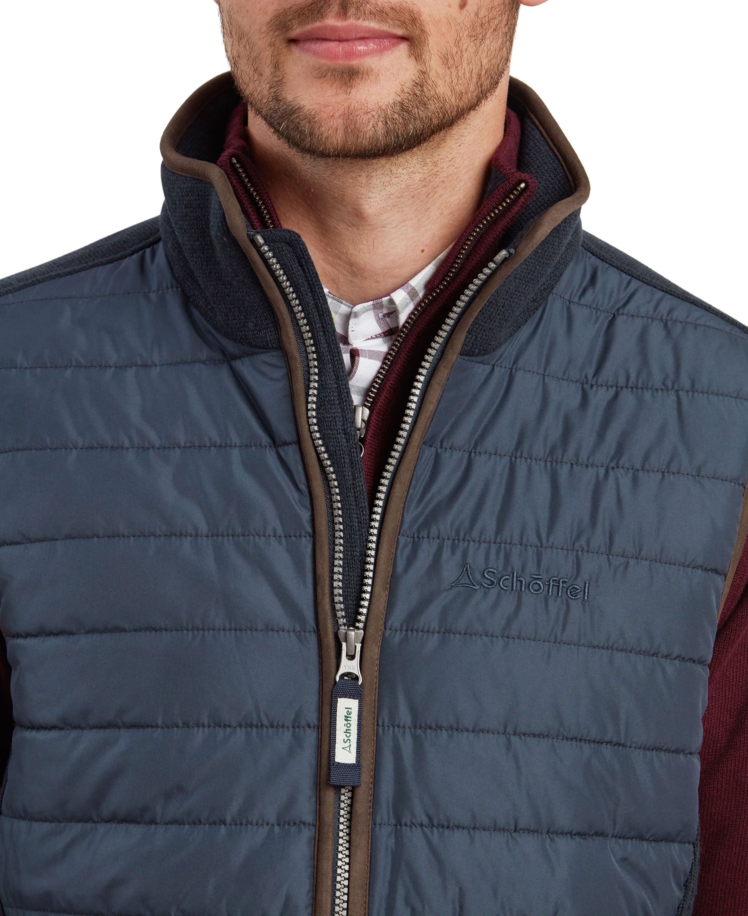Oakham Hybrid Gilet - Petrol Blue