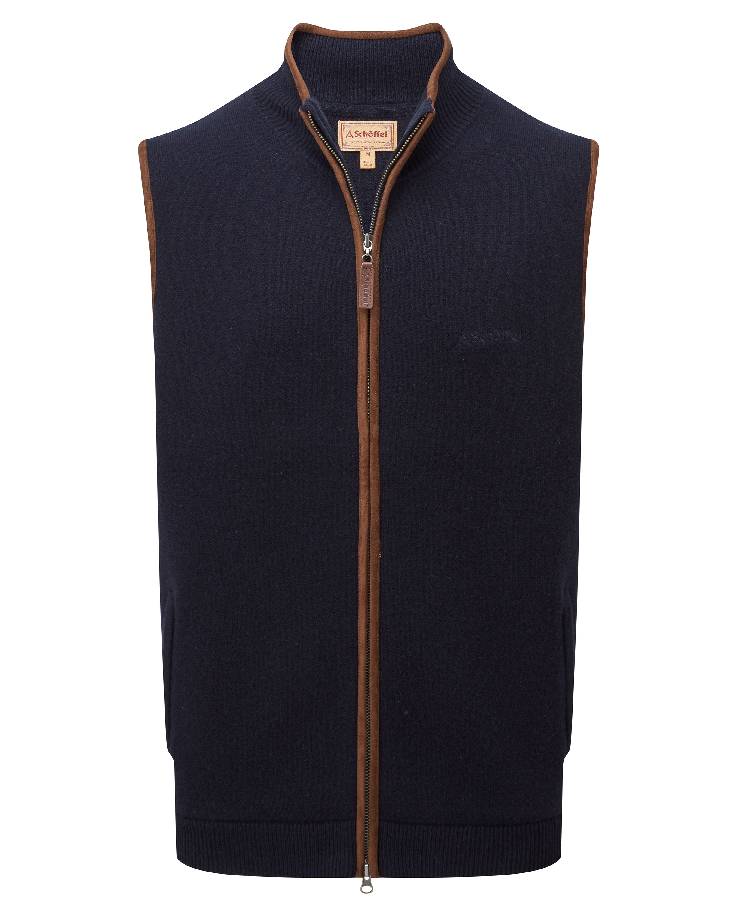 Orkney Merino Gilet - Navy