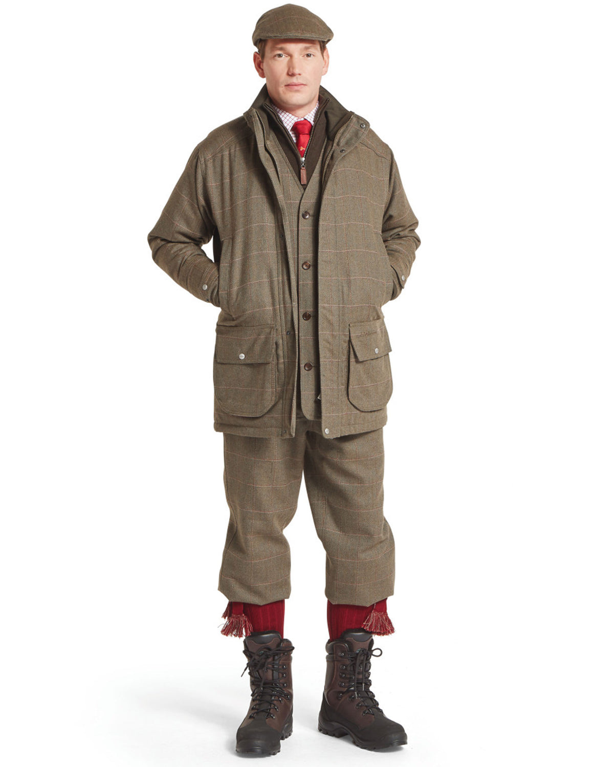 Ptarmigan Tweed Classic Coat - Lochlane Tweed