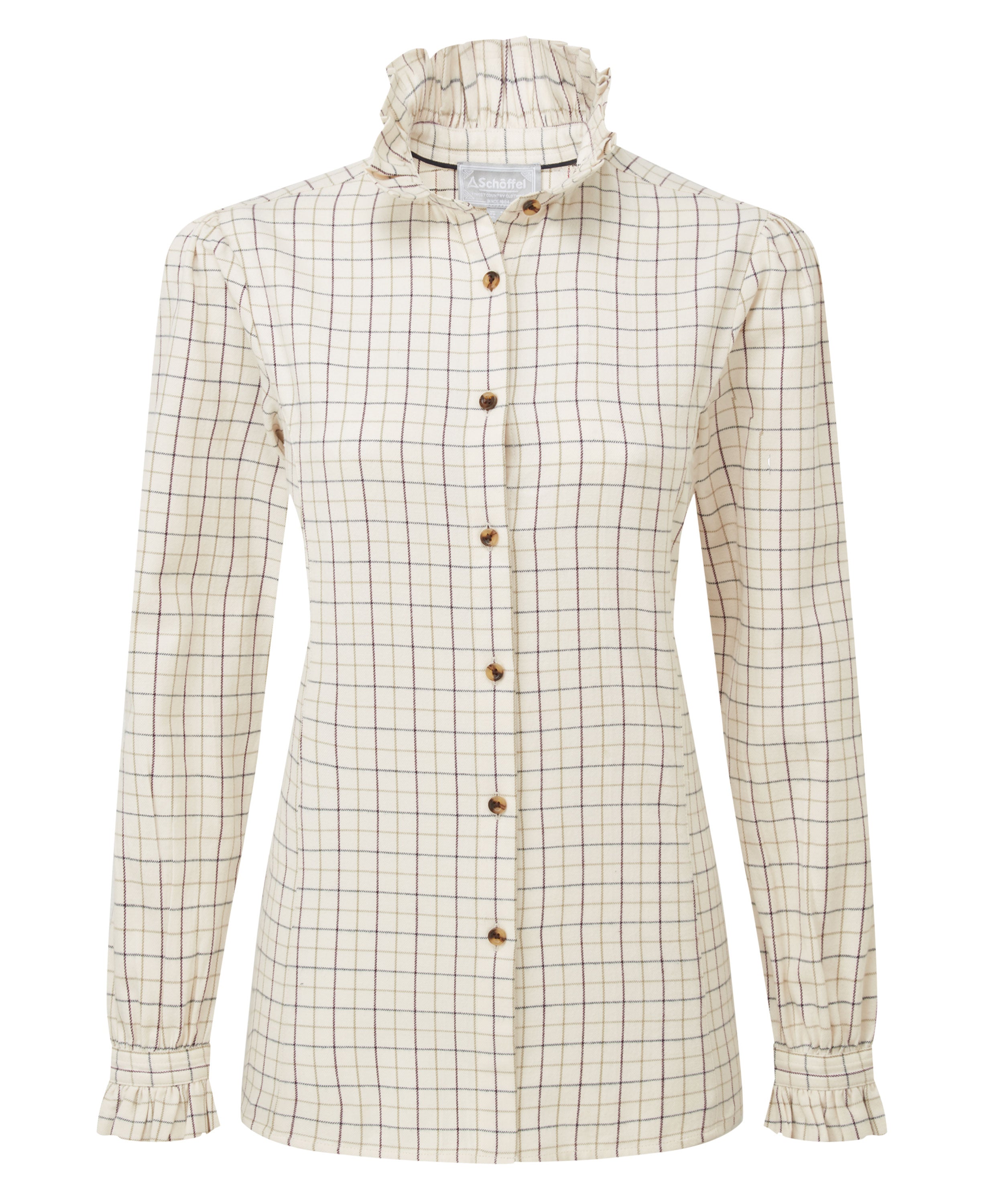 Sheringham Shirt - Beetroot Check