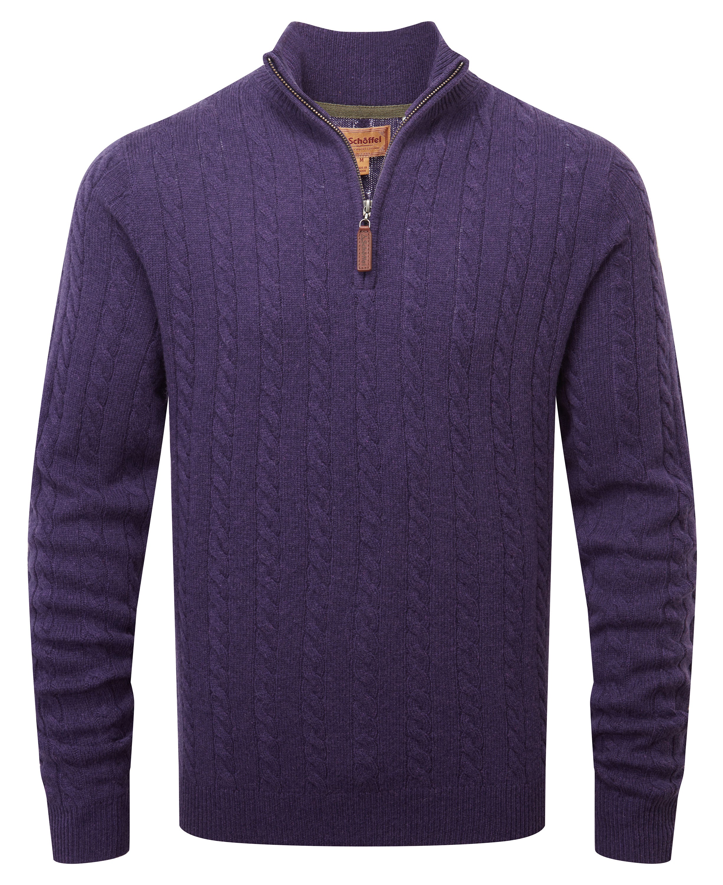 Tain Lambswool Jumper - Bramble