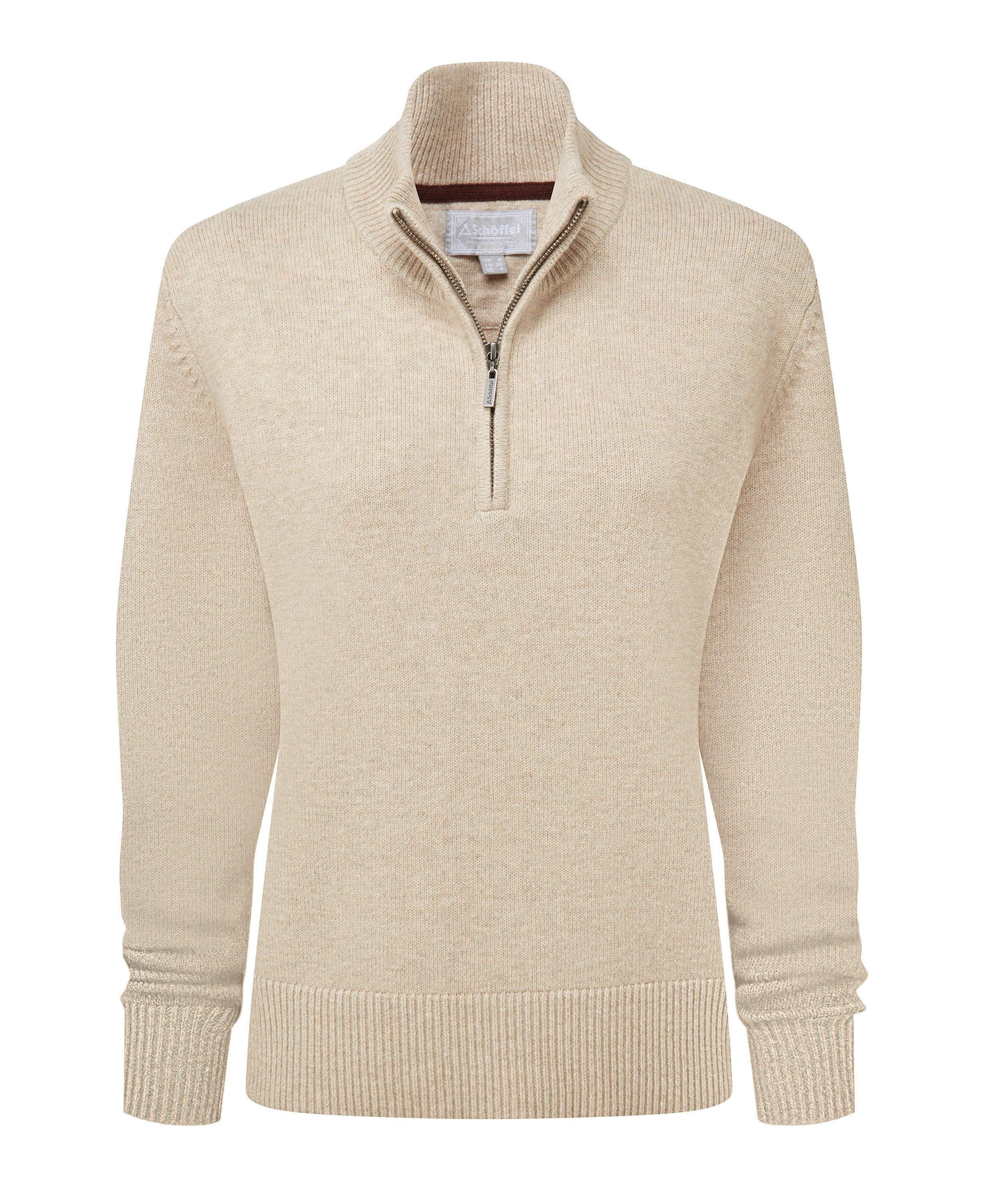 Thoralby 1/4 Zip Jumper - Oatmeal