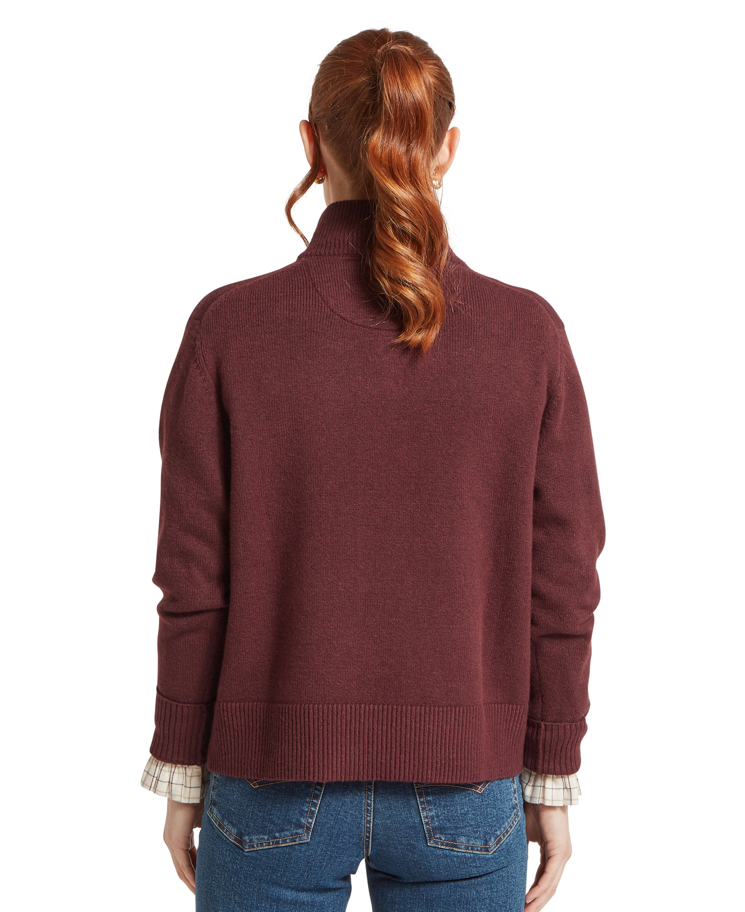 Thoralby 1/4 Zip Jumper - Port