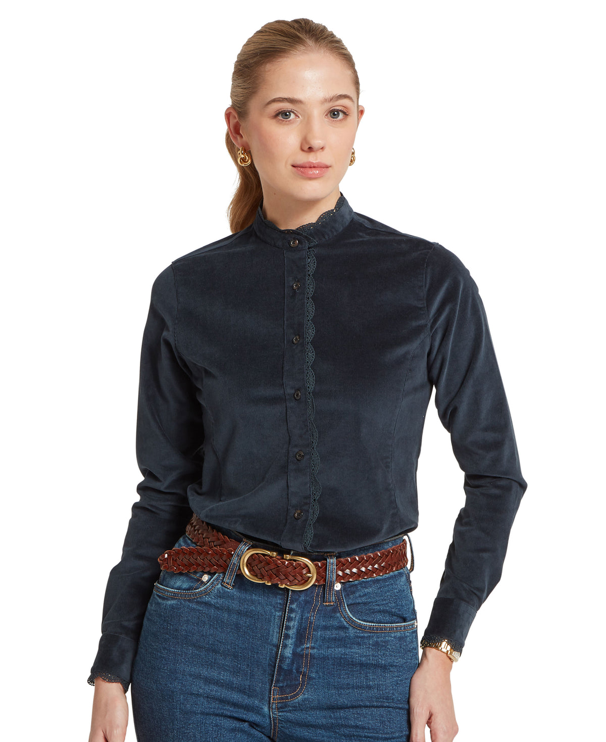 Thetford Cord Shirt - Blueberry