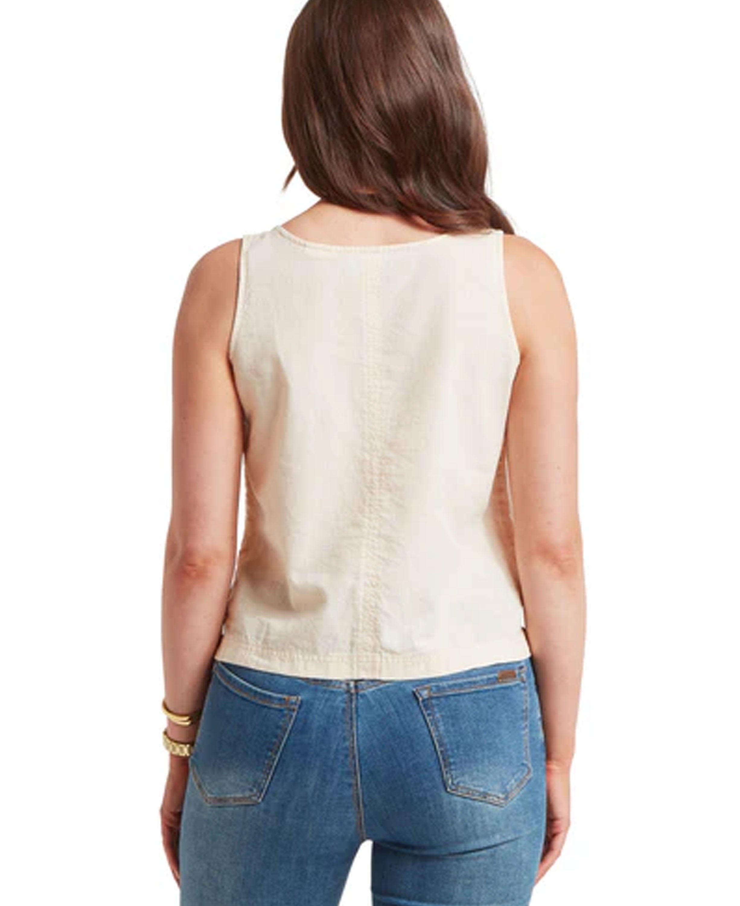 Elsworth Linen Top - Oat