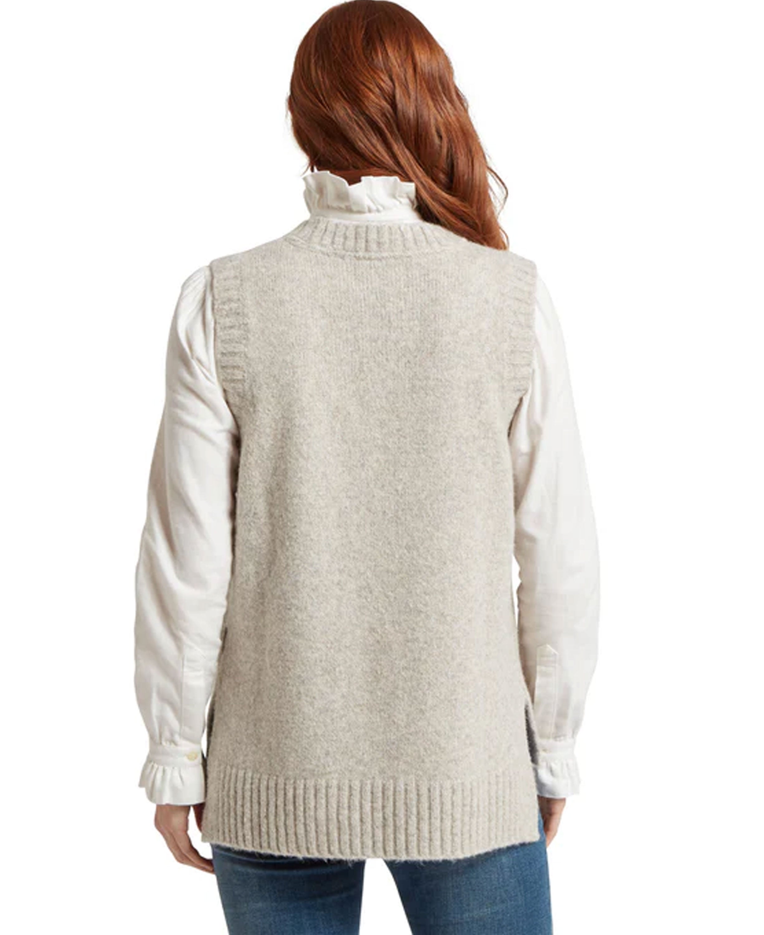 Evie Sleeveless Jumper - Cobblestone