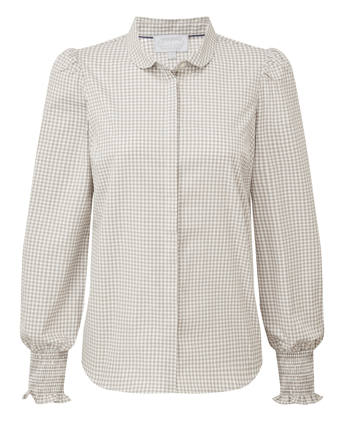 Flora Gingham Shirt - Sage Green