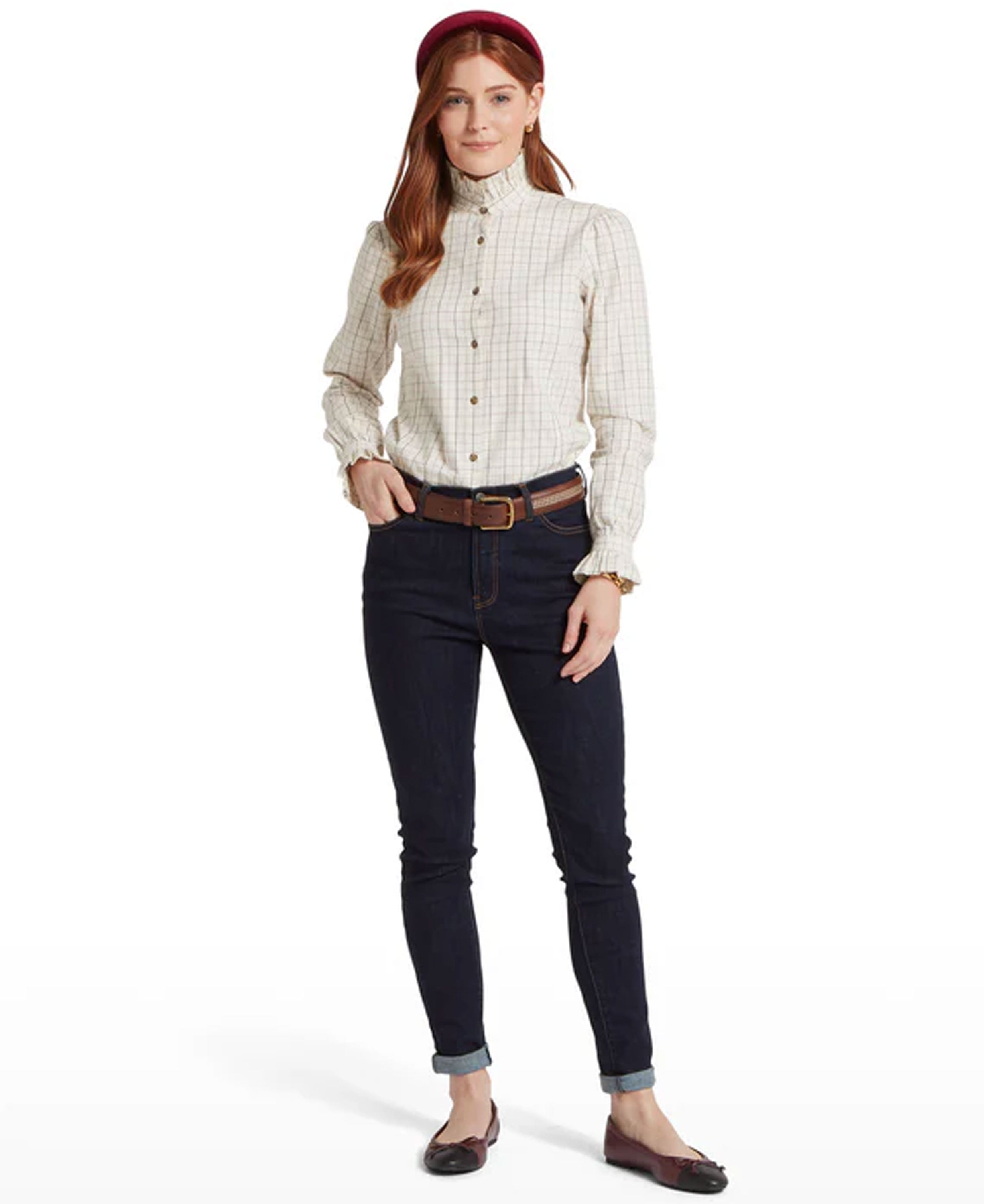 Sheringham Shirt - Cobblestone Tattersall