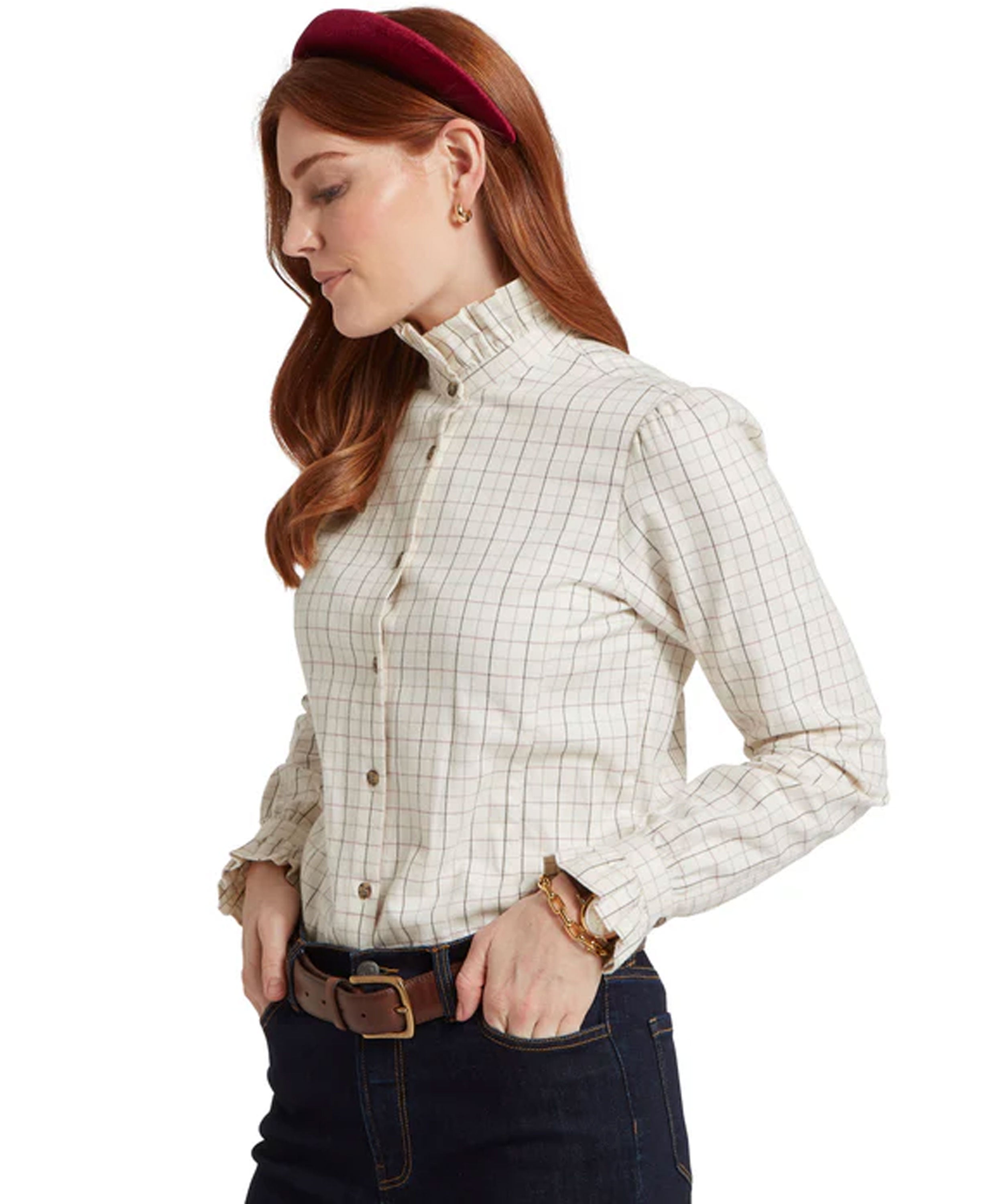Sheringham Shirt - Cobblestone Tattersall