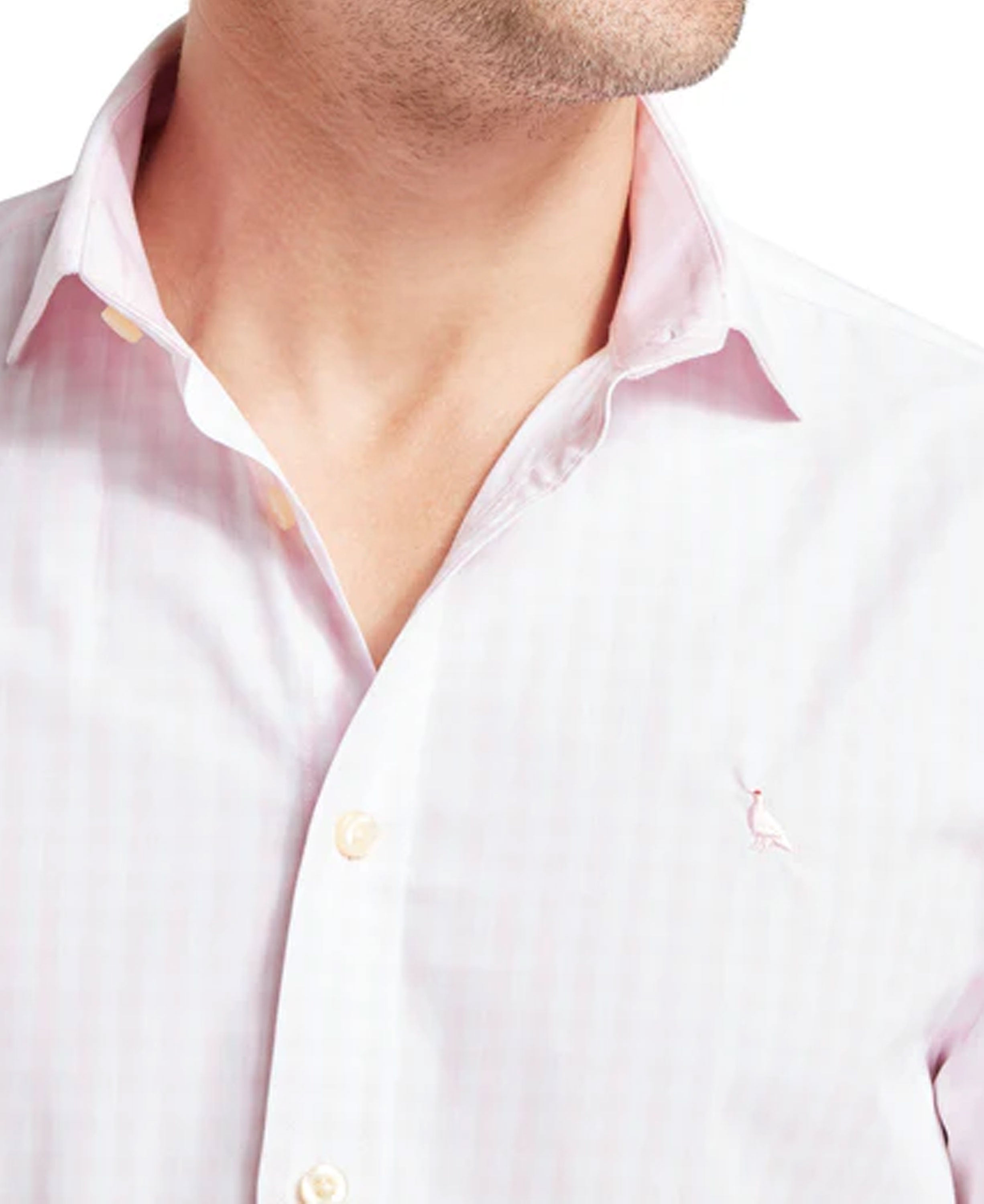 Thorpeness Tailored Shirt - Pale Rosé