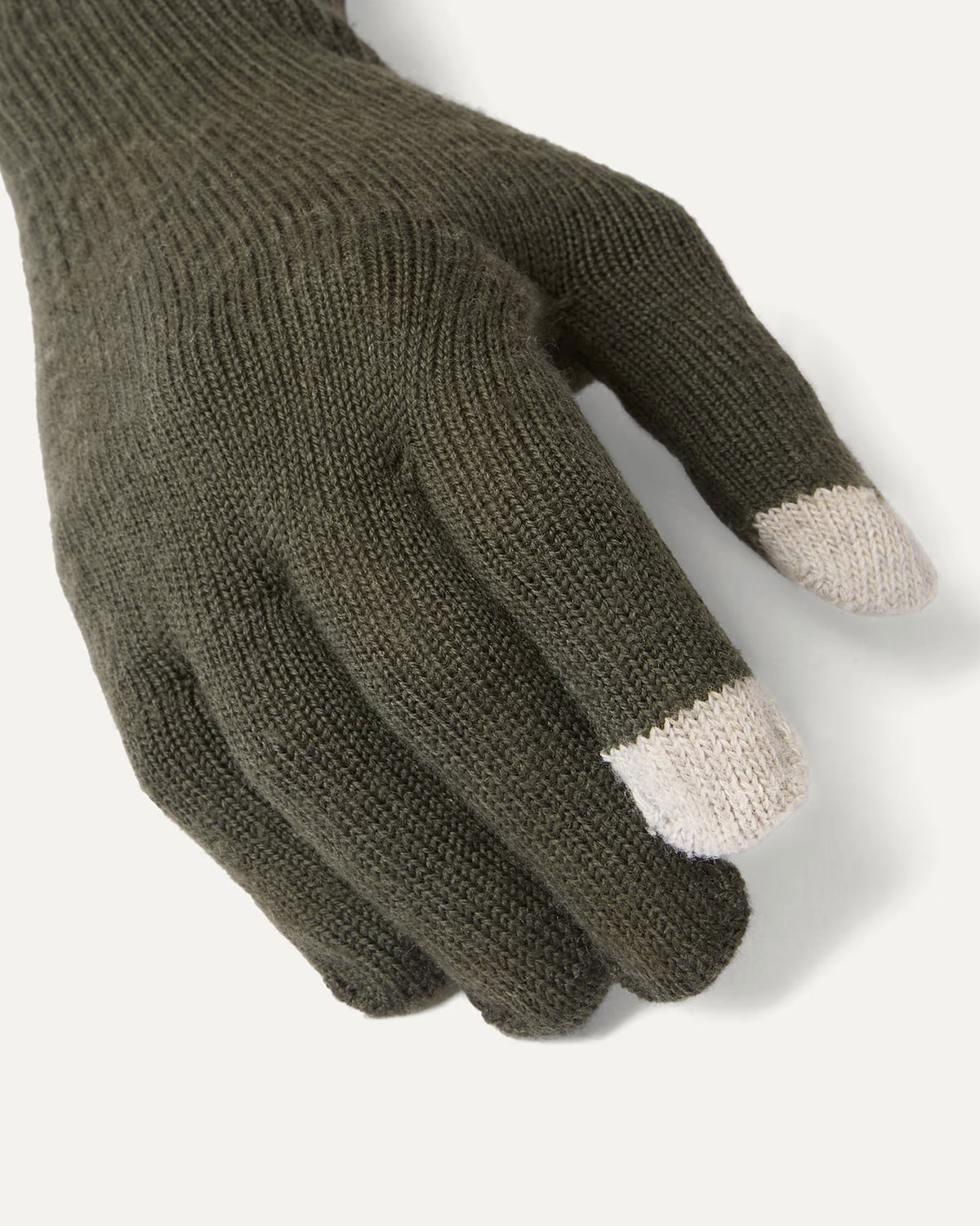 Hanworth Solo Merino Glove - Olive