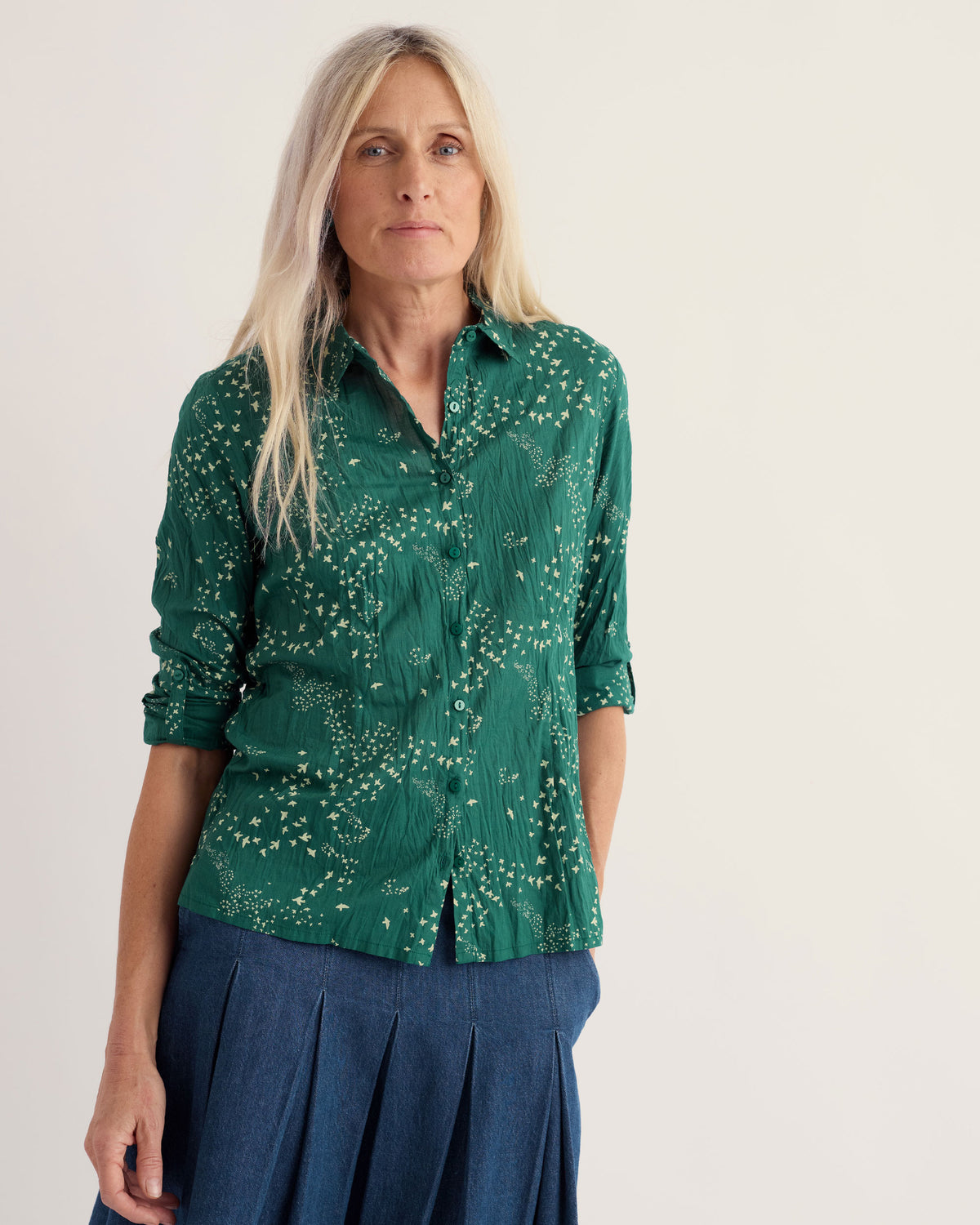 Larissa Shirt - Murmuration Dark Thyme