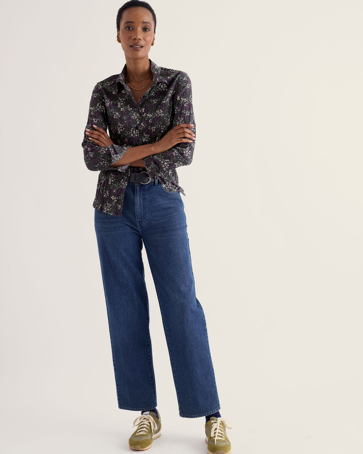 Larissa Shirt - Speckled Ditsy Mix