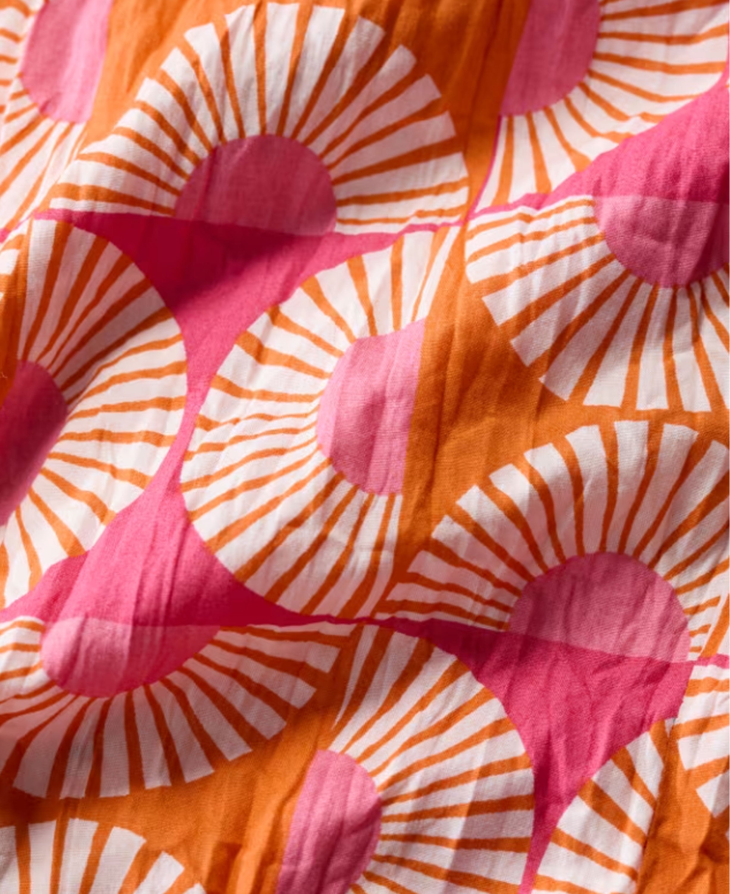Larissa Shirt - Sun Geo Marigold