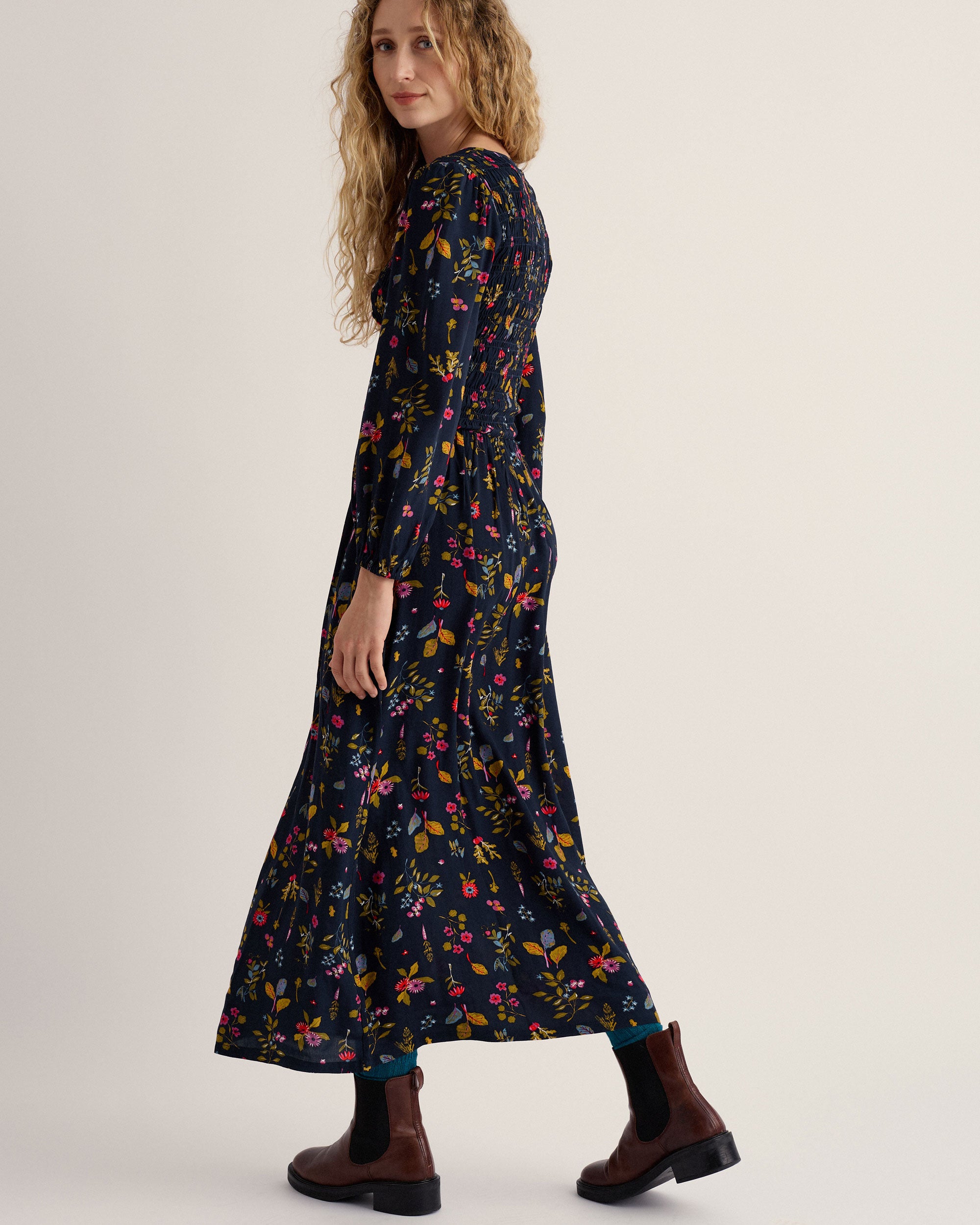 Meadowsweet Dress - Flora Study Mix