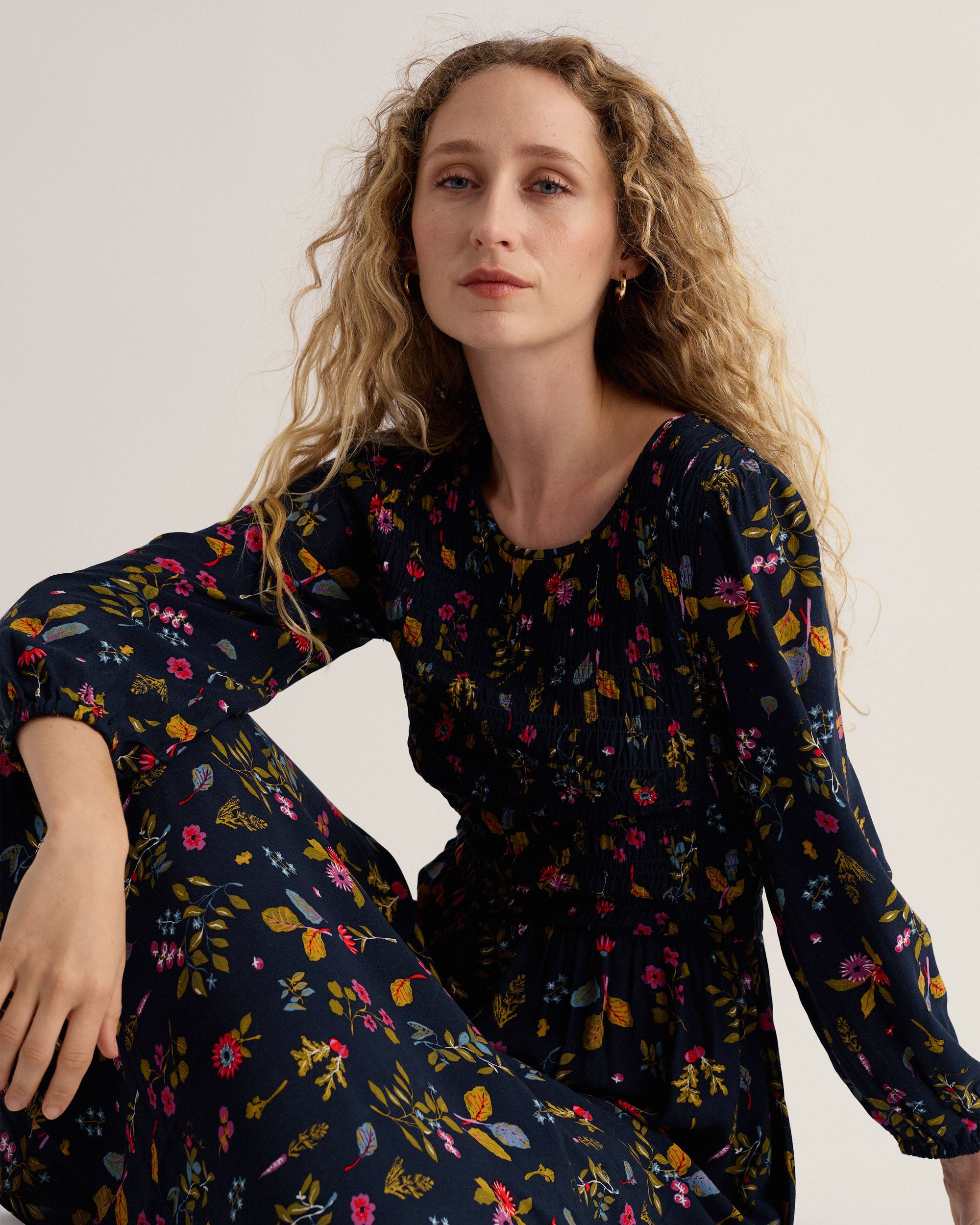 Meadowsweet Dress - Flora Study Mix