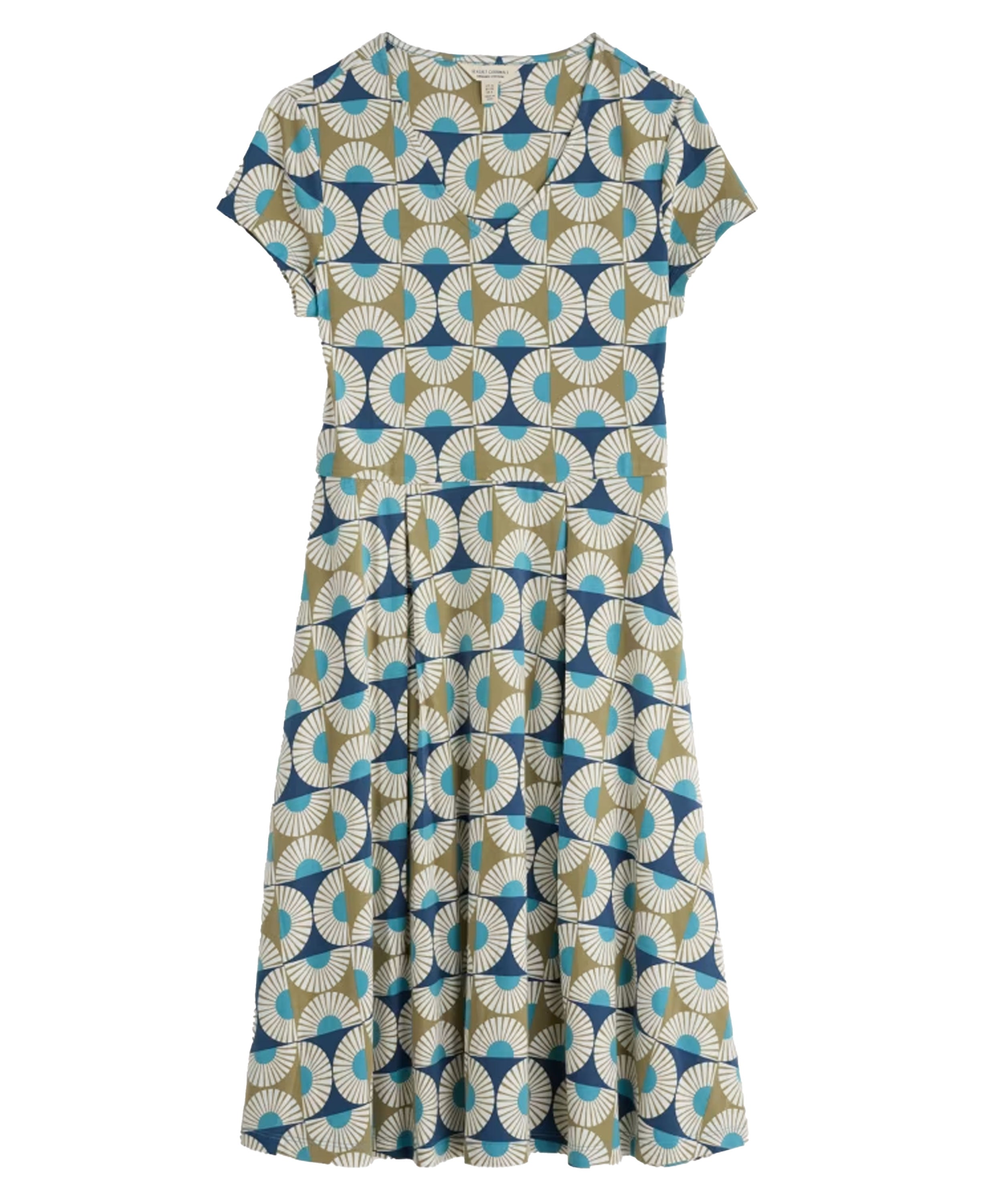 Pier View Dress - Sun Geo Poseidon