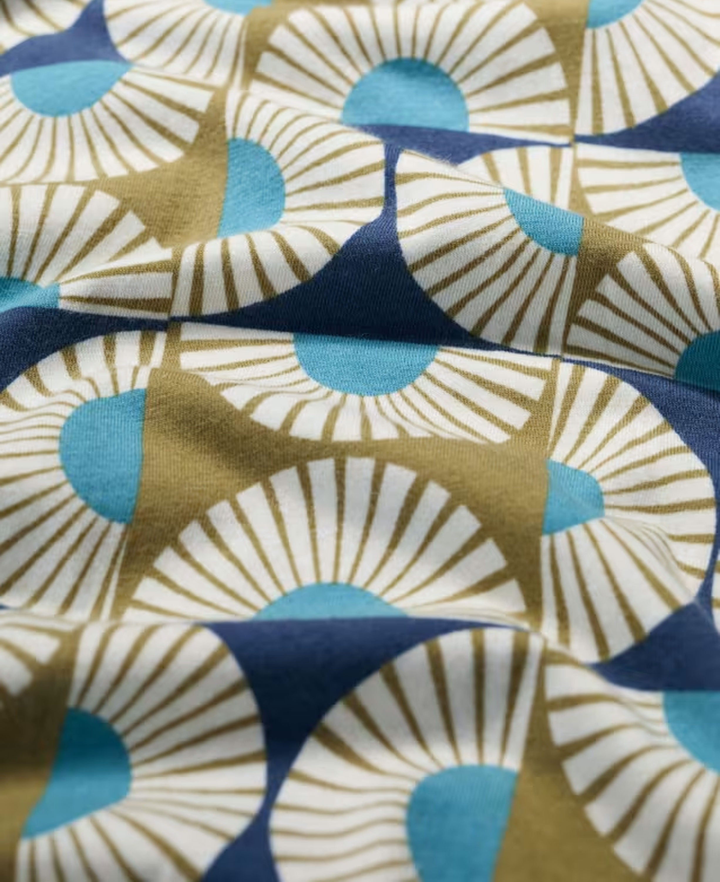 Pier View Dress - Sun Geo Poseidon