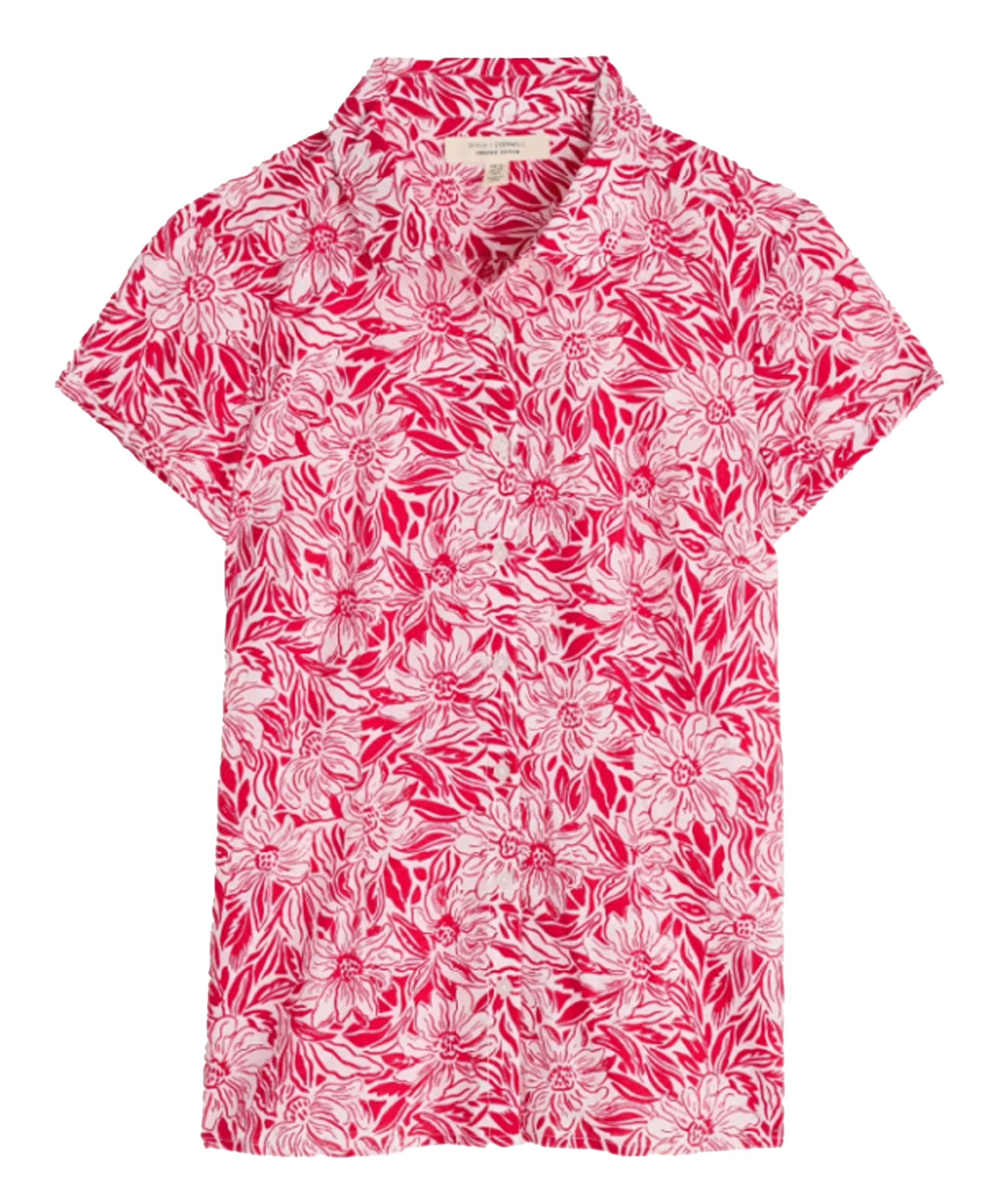 Rushmaker Shirt - Stream Flower Scarlet