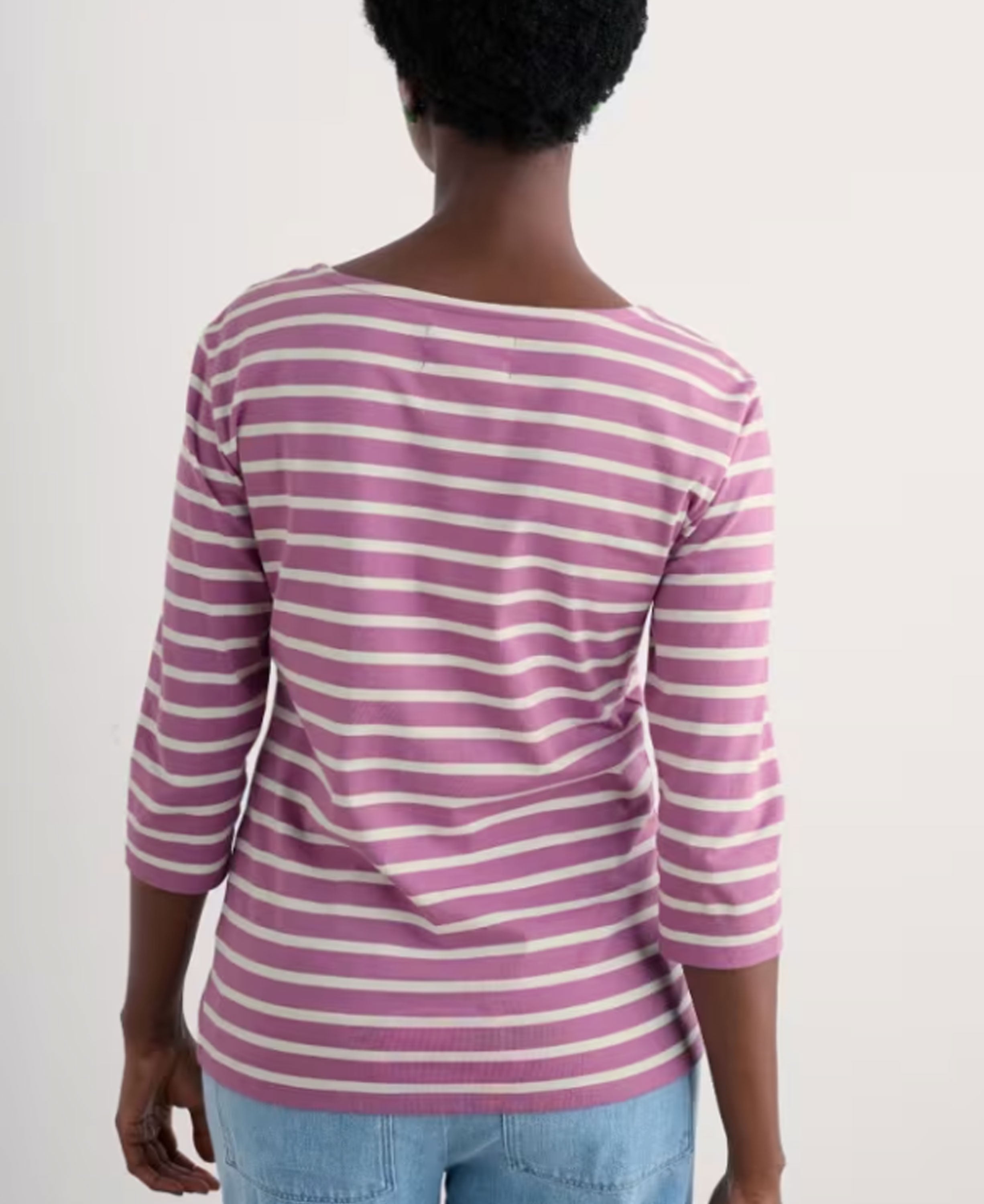 Sailor Top - Breton Orchid Chalk