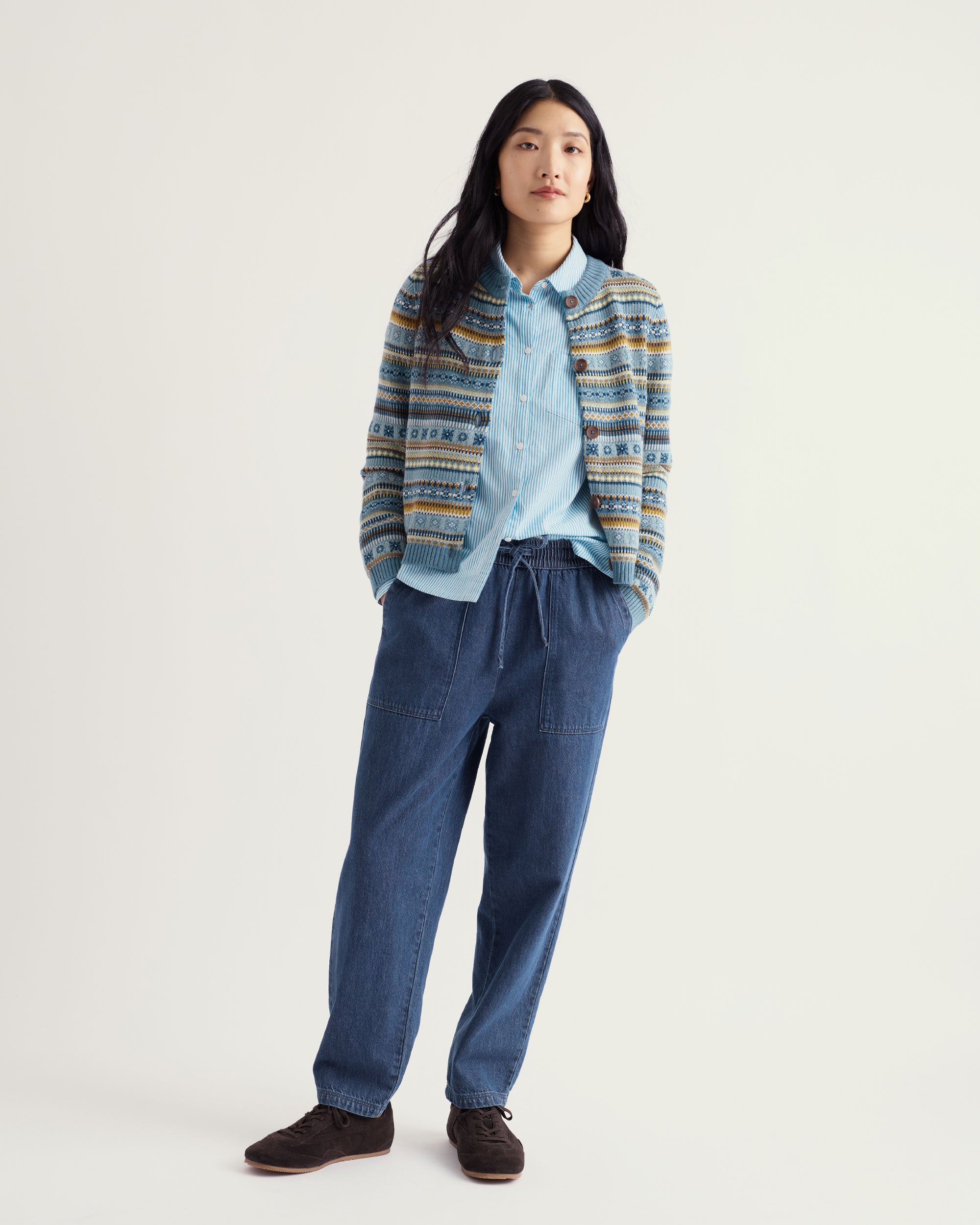 Sholl Trouser - Mid Wash
