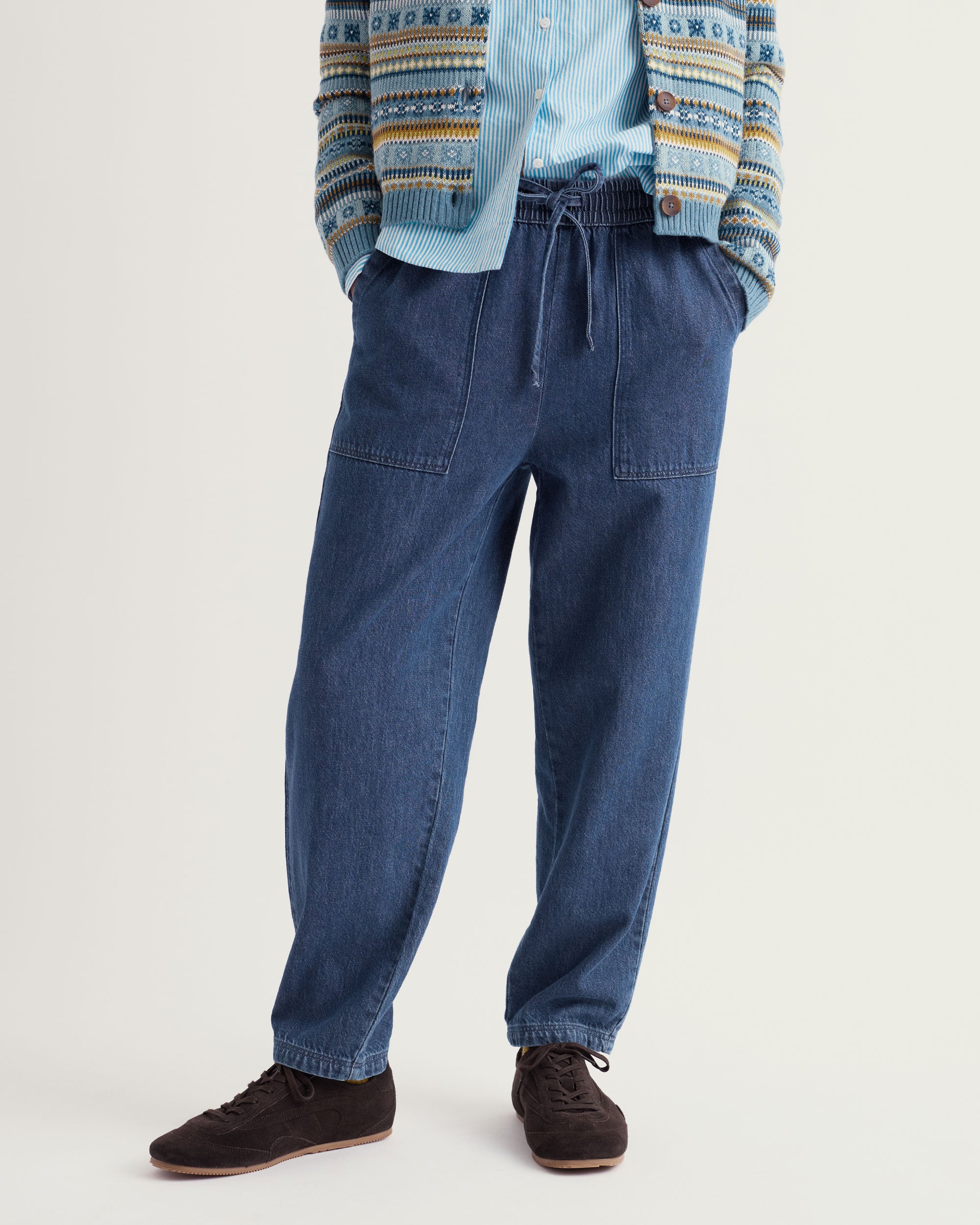 Sholl Trouser - Mid Wash