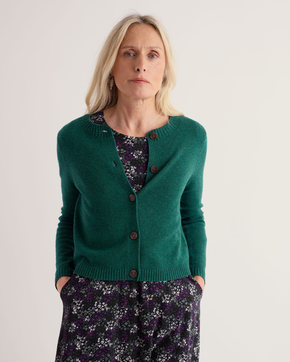 Tern Tide Cardigan - Dark Thyme