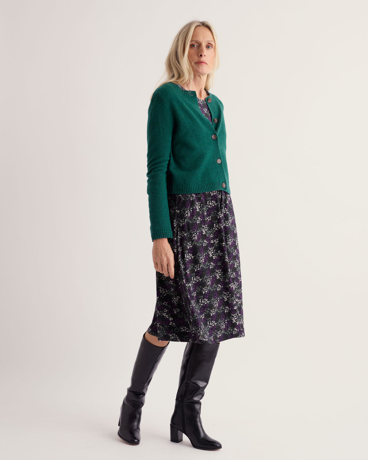 Tern Tide Cardigan - Dark Thyme