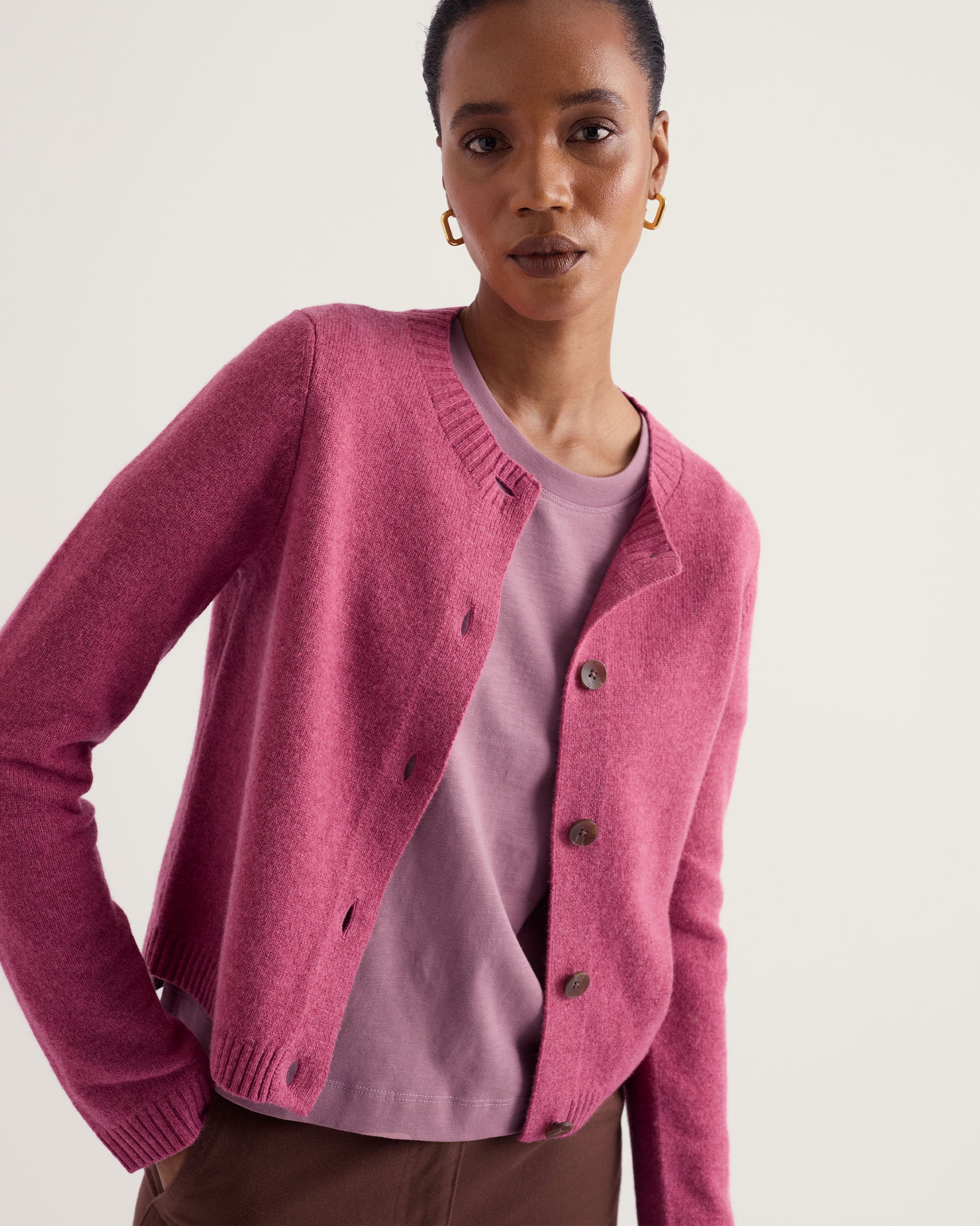 Tern Tide Cardigan - Rosa