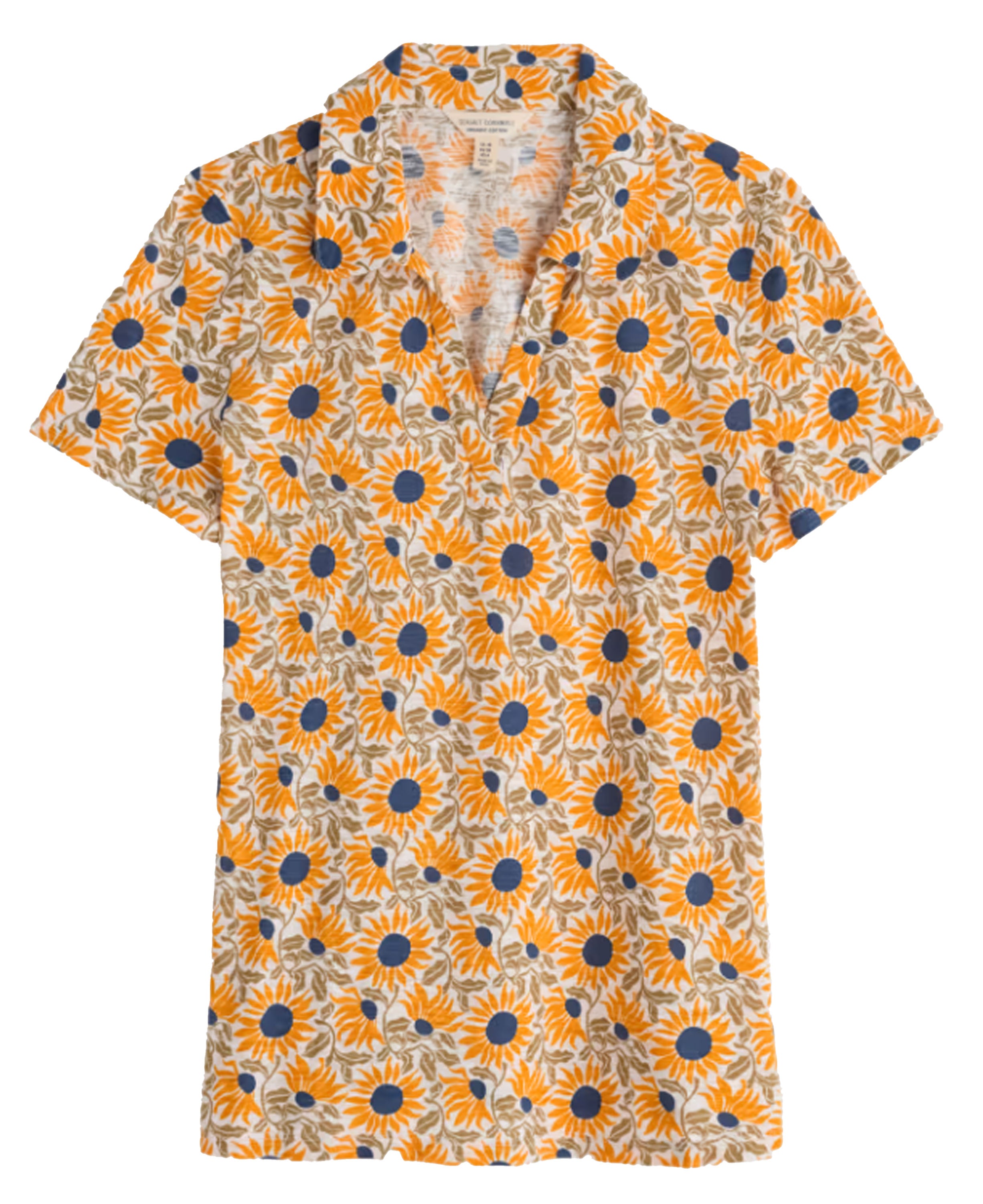 Wavecrest Shirt - Bold Sunflower Daylily