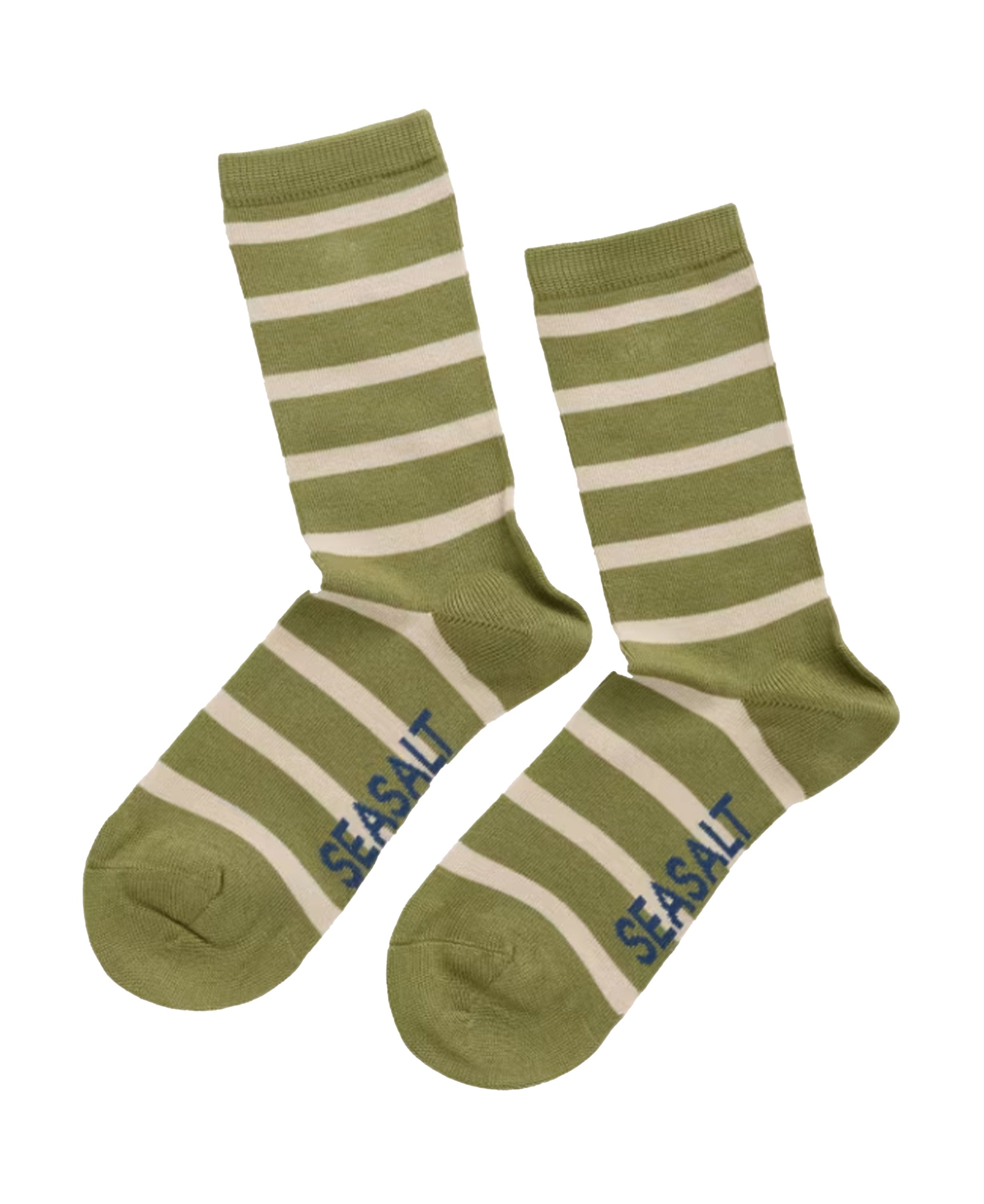 Womens Sailor Socks - Breton Moss