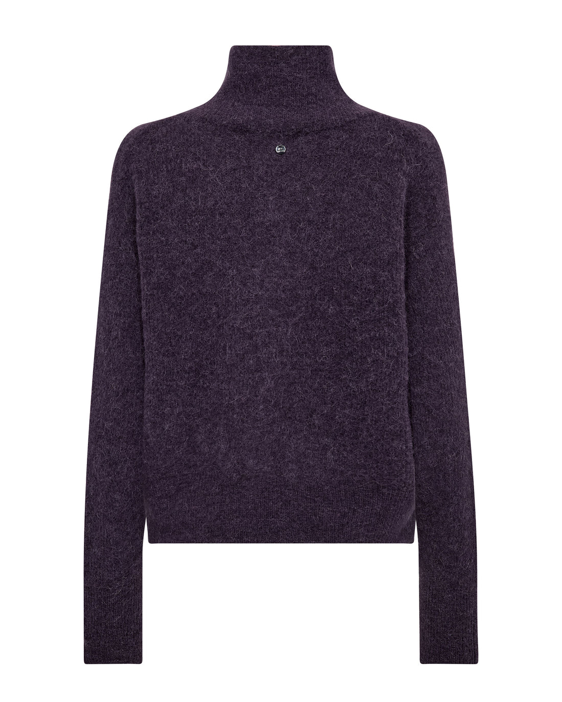 Thora Knit Zip Cardigan - Sweet Grape