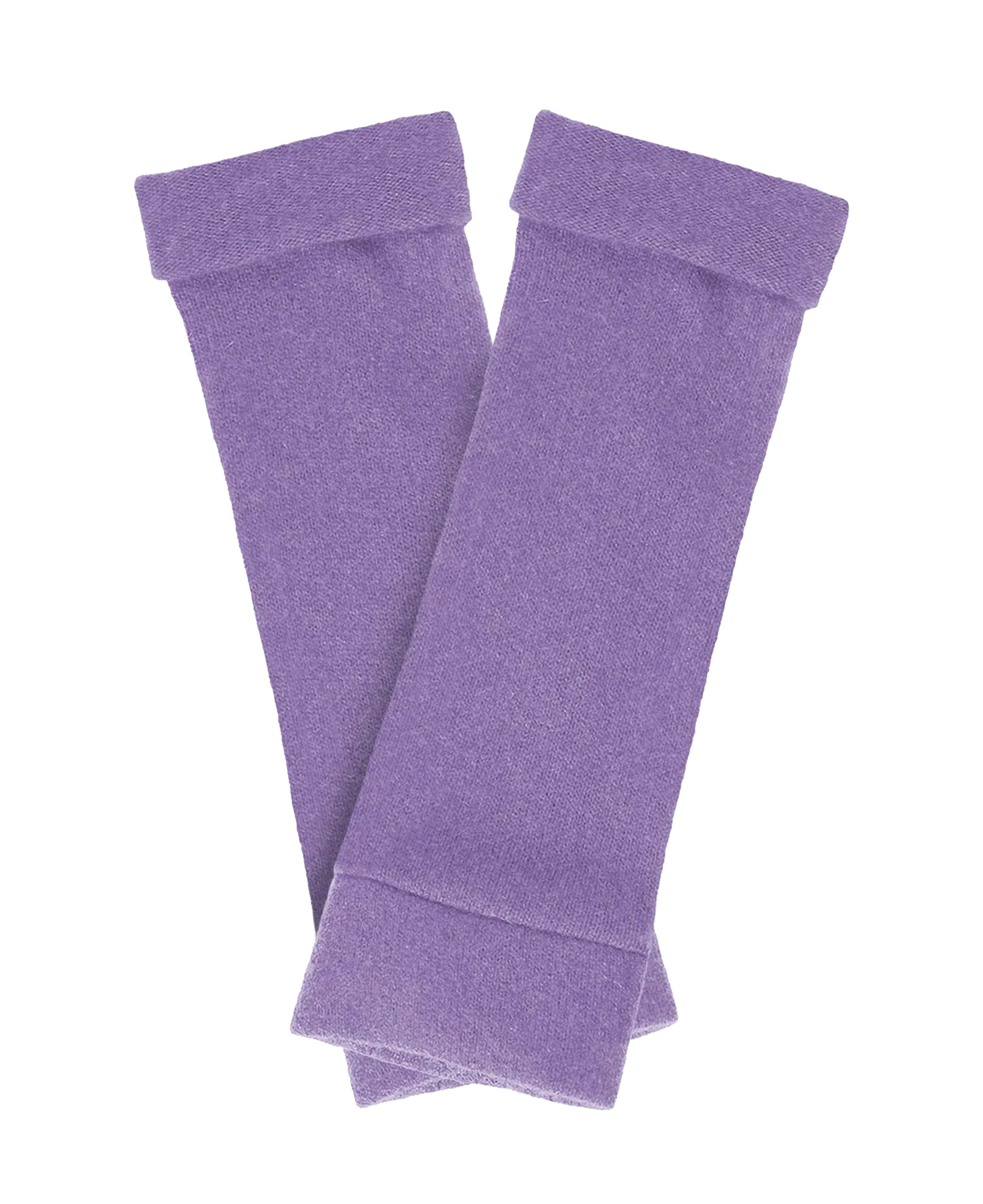 Cashmere Fingerless Gloves - Heather