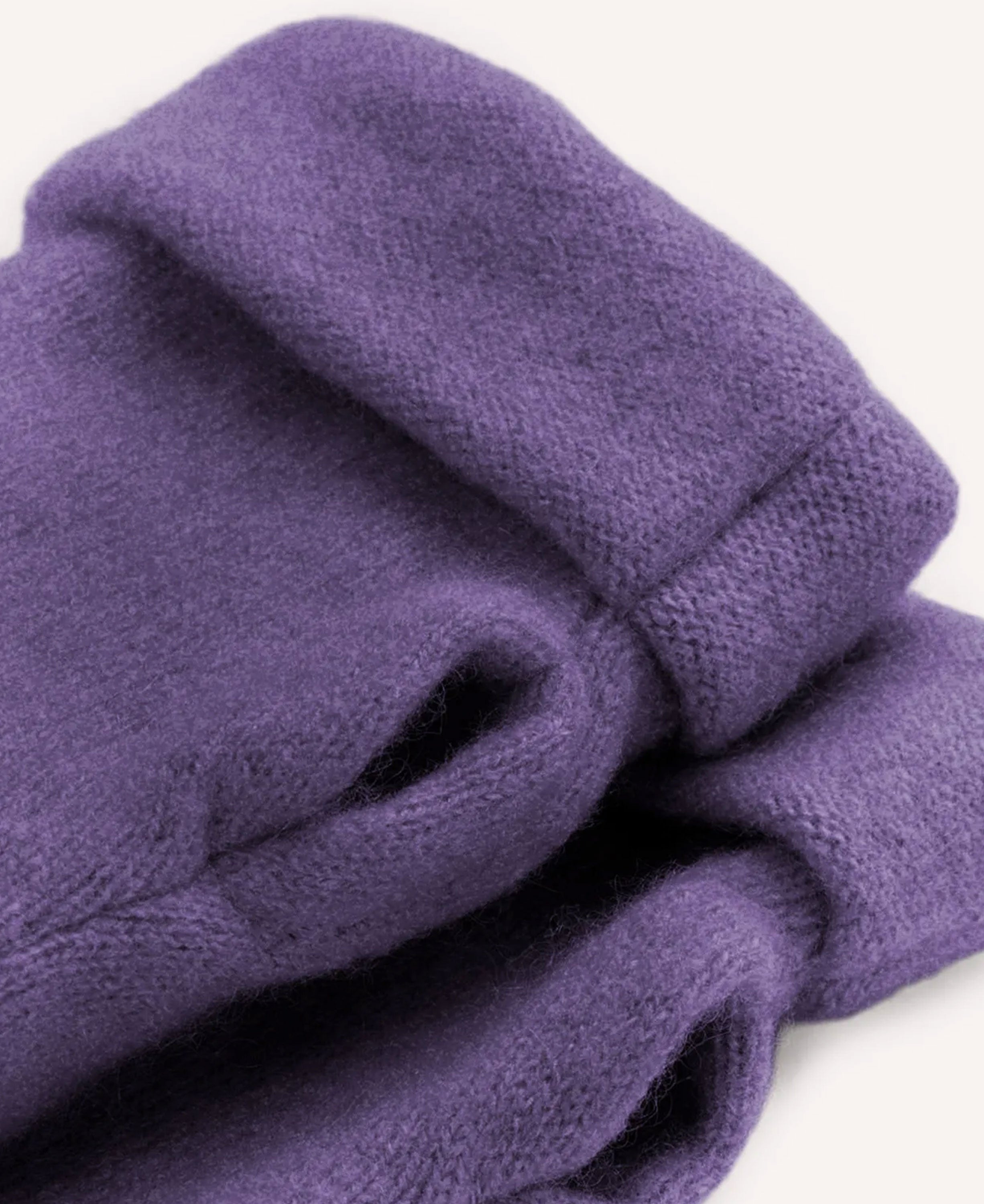 Cashmere Fingerless Gloves - Heather