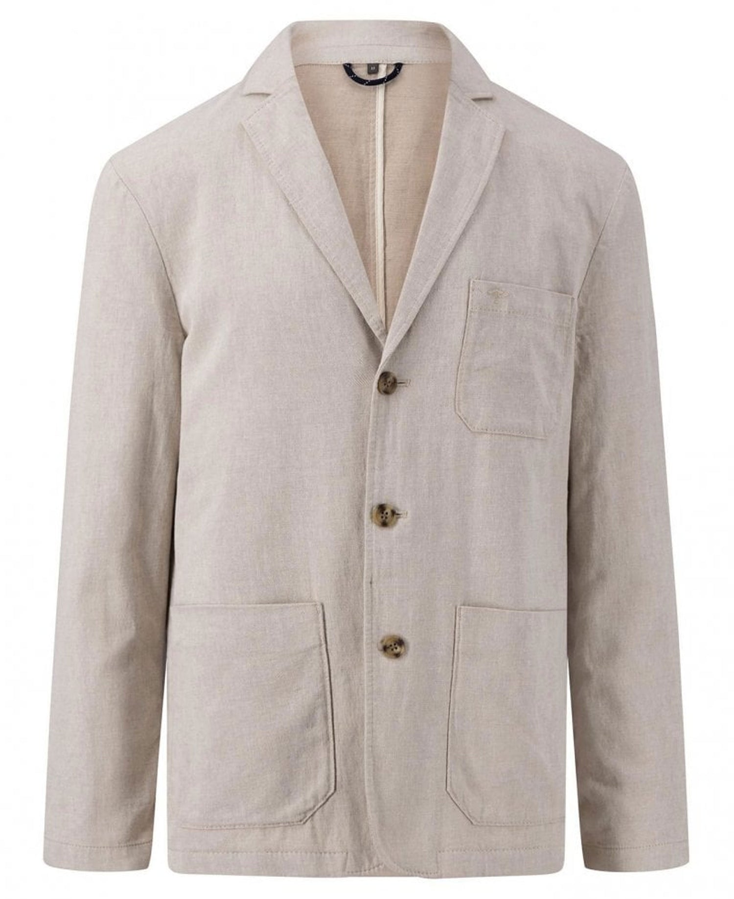Twotone Structured Blazer - Stone