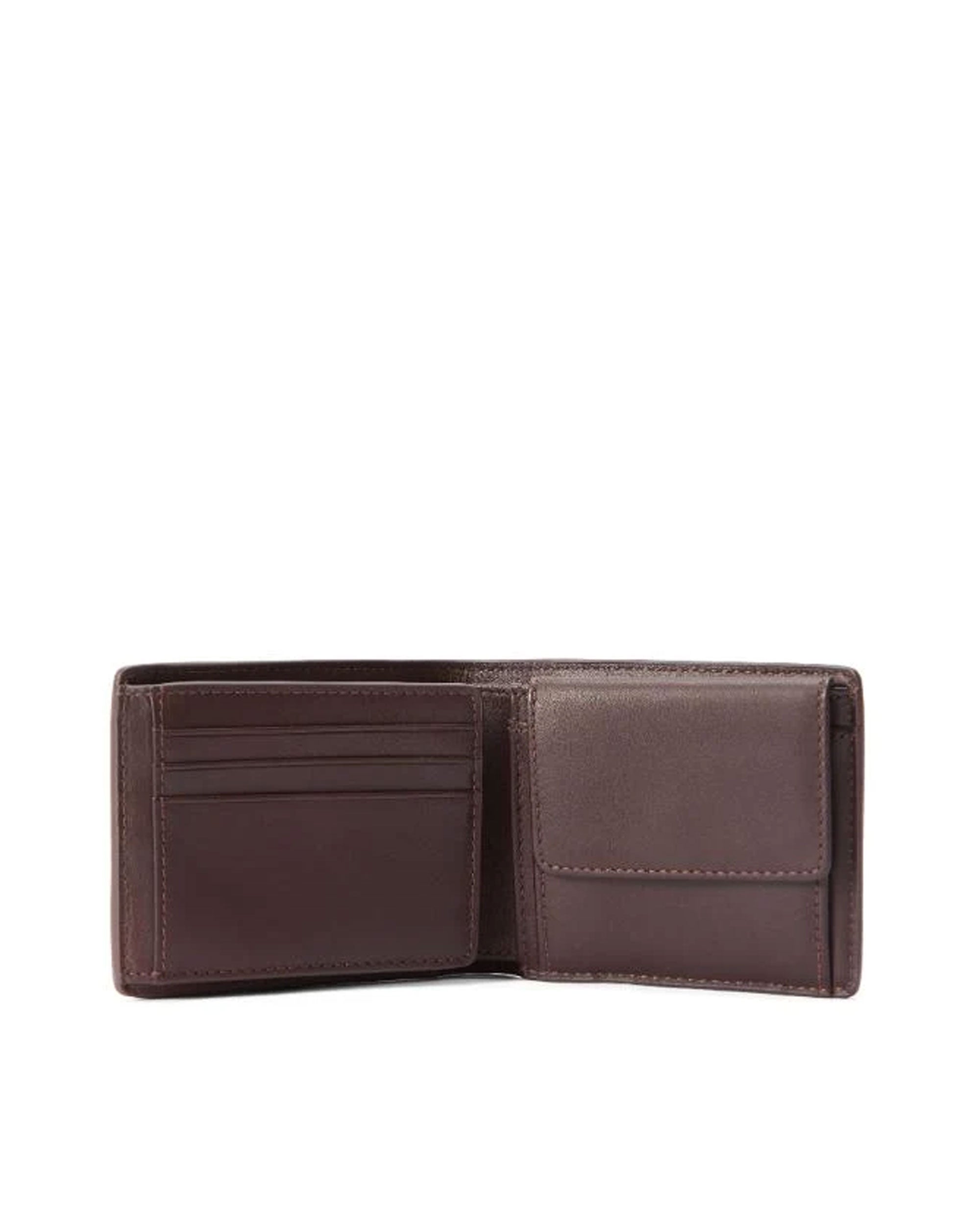Wallet With Pocket And Tab - Chestnut