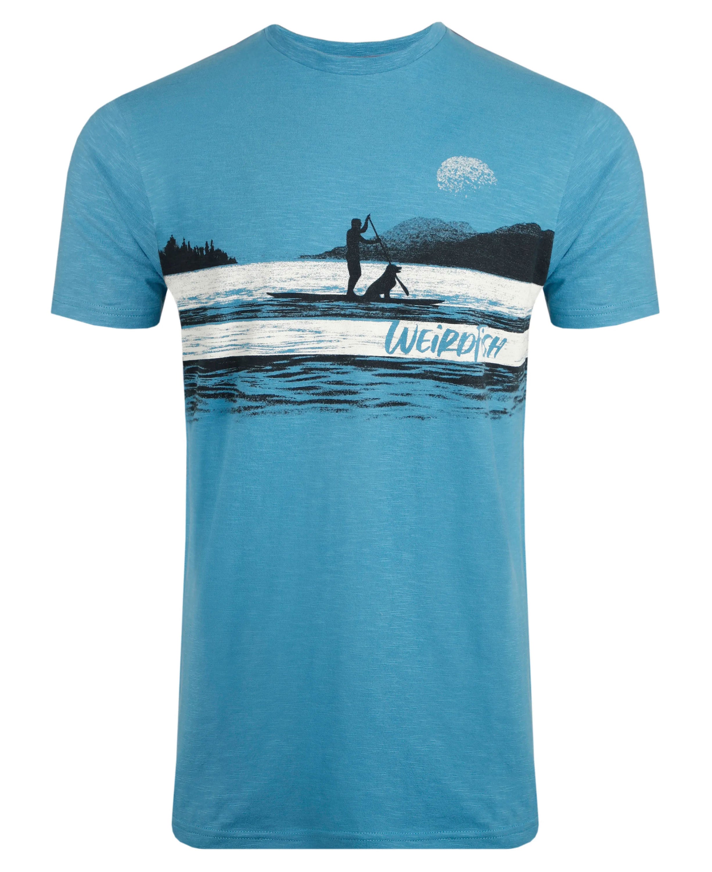 Sup Dog Organic Slub Graphic Tee - Copen Blue
