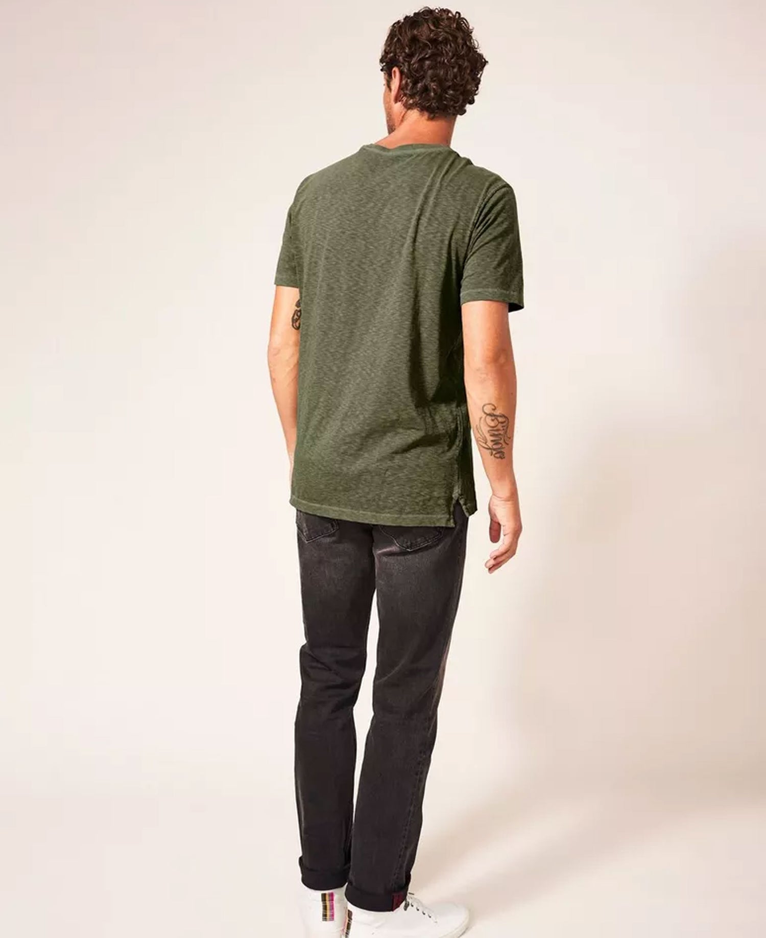 Abersoch Short Sleeve Tee - Khaki Green