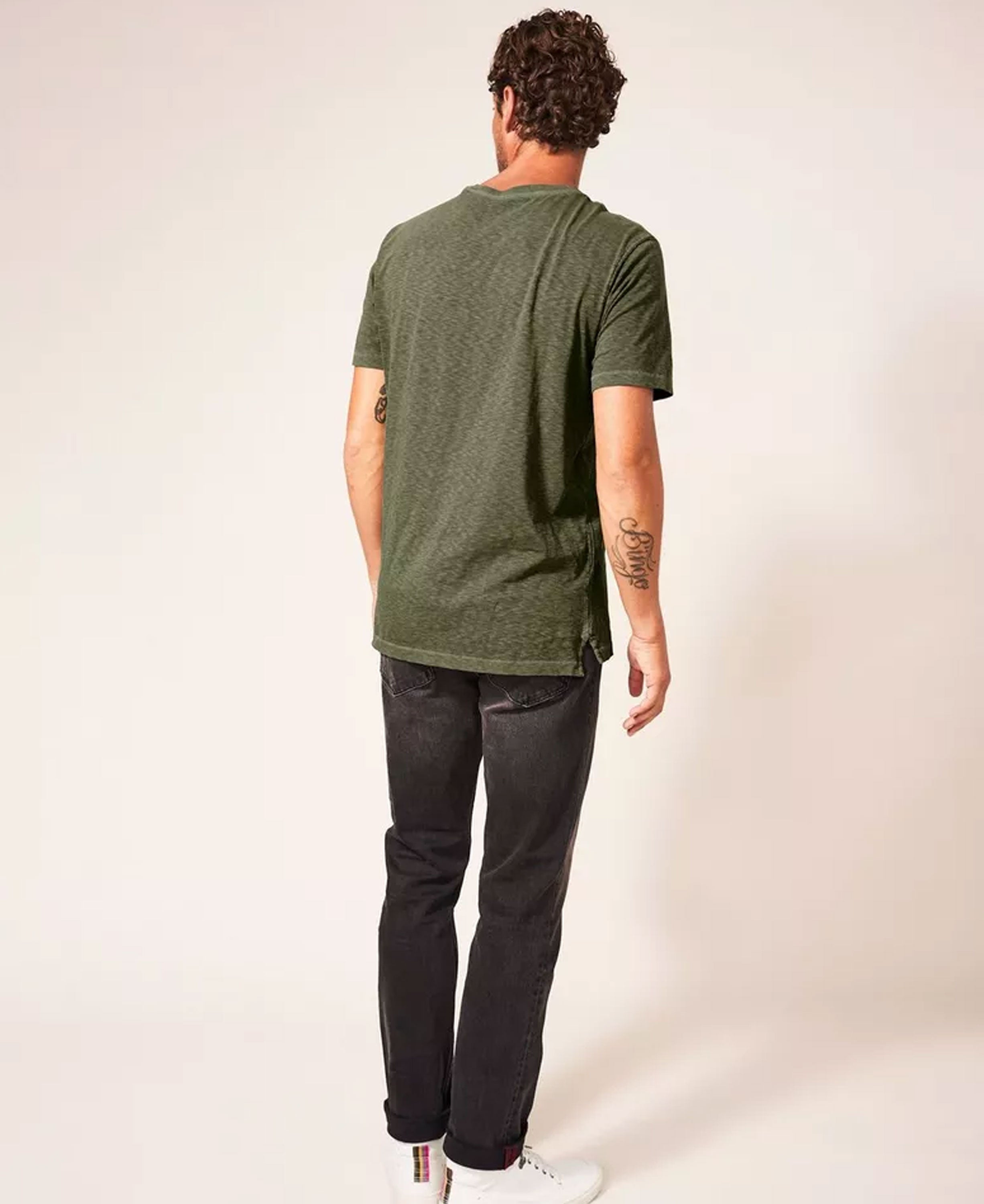 Abersoch Short Sleeve Tee - Khaki Green
