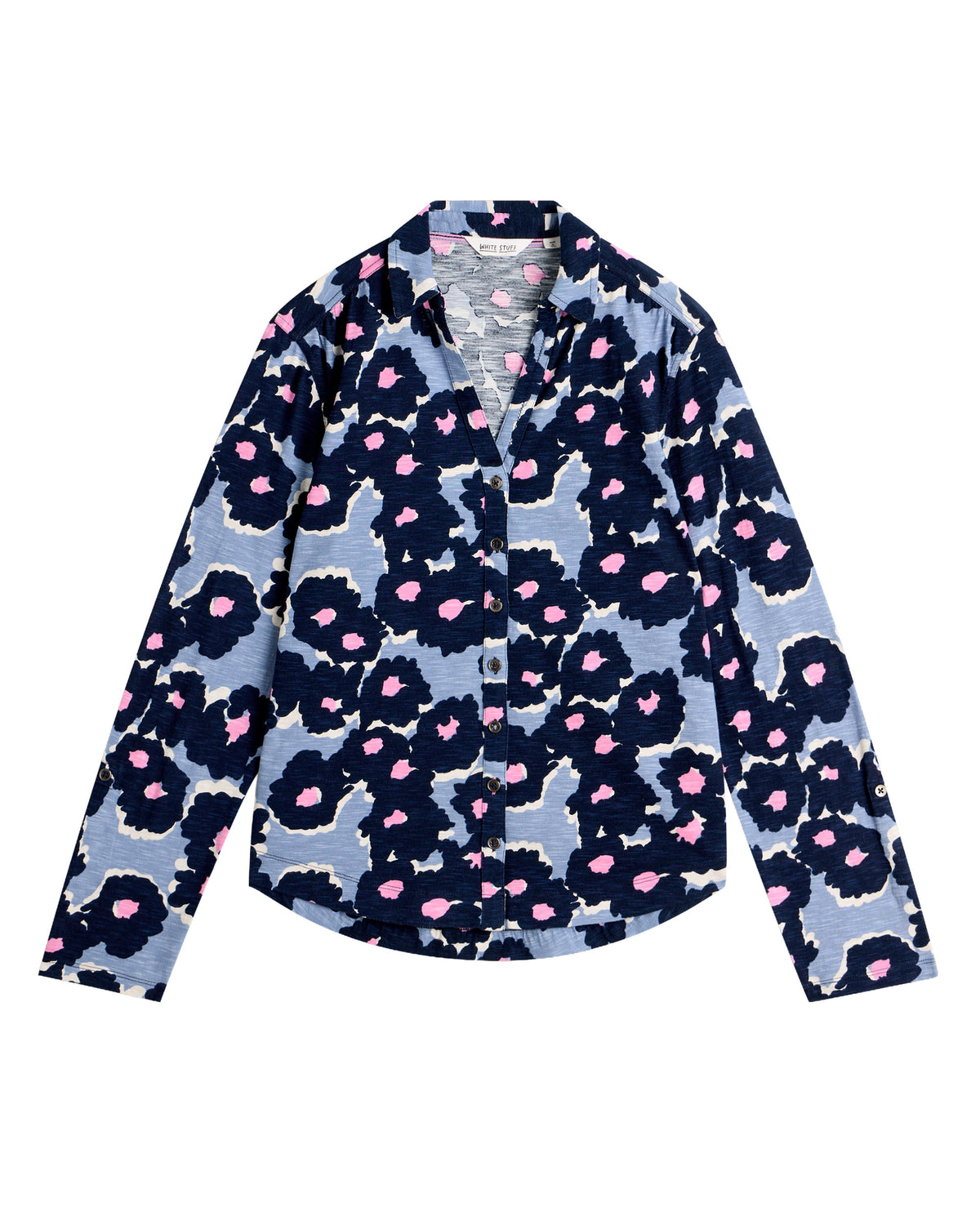 Annie Jersey Shirt - Blue Print