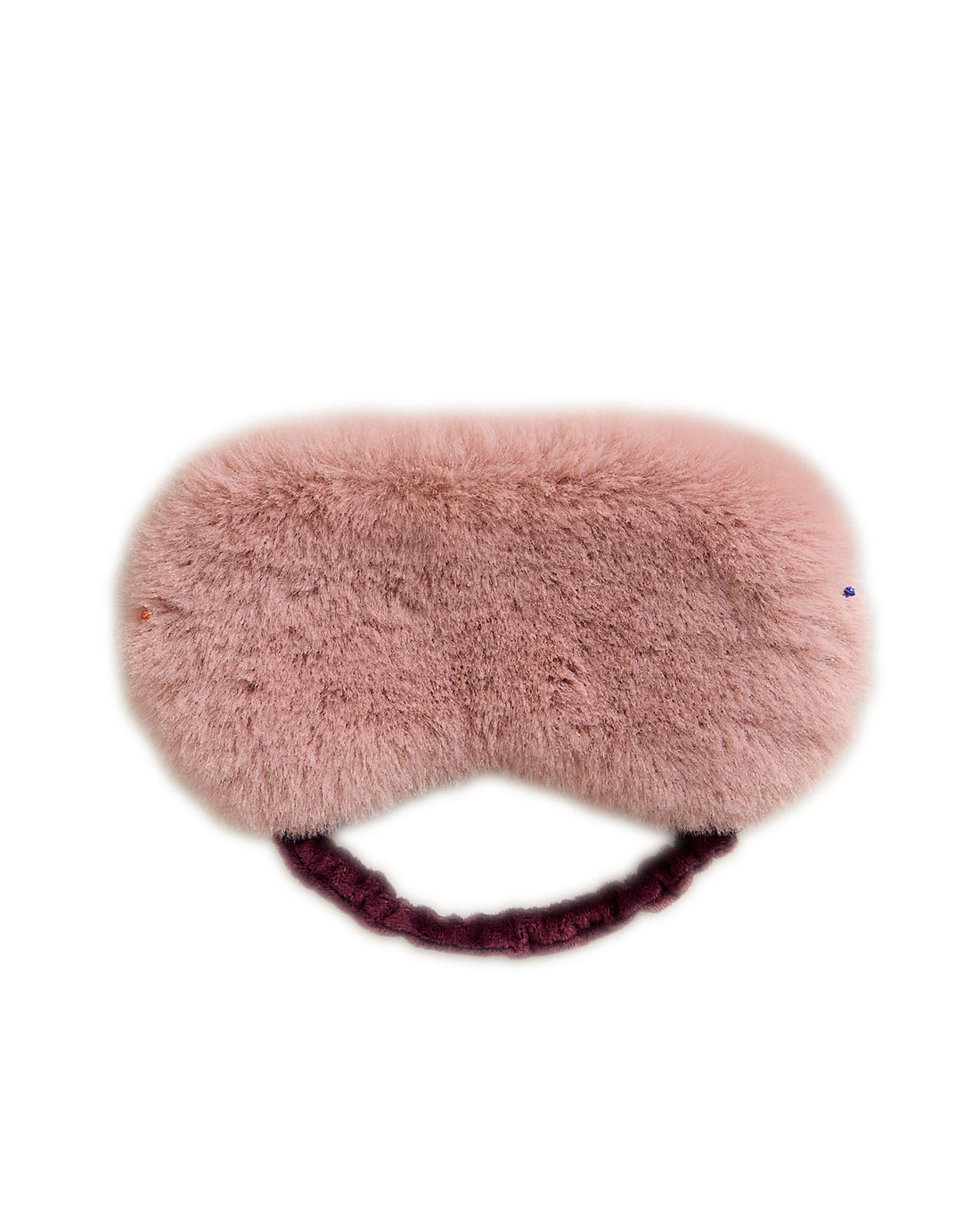 Faux Fur Eye Mask - Light Pink