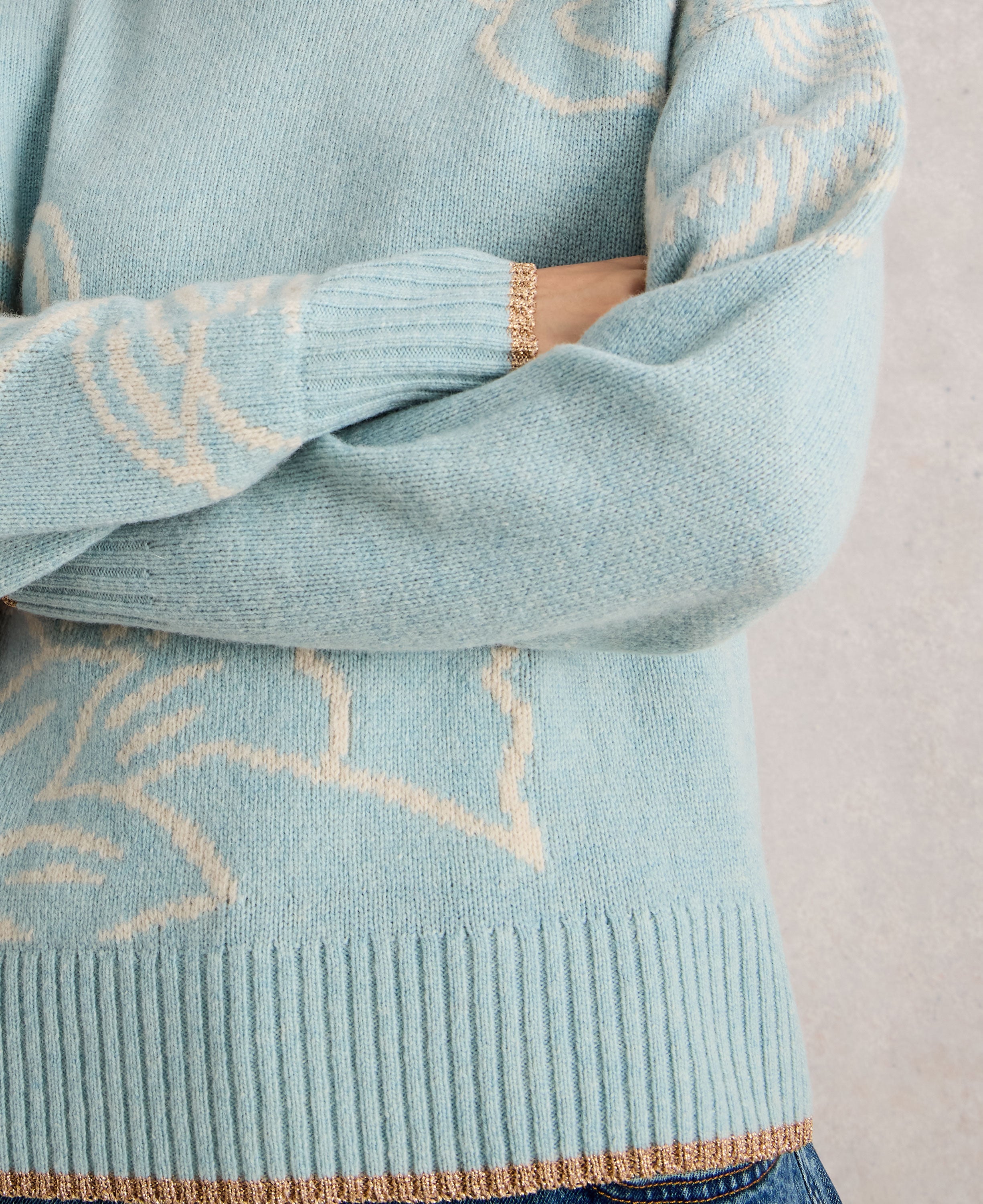 Fenella Floral Jumper - Blue Multi