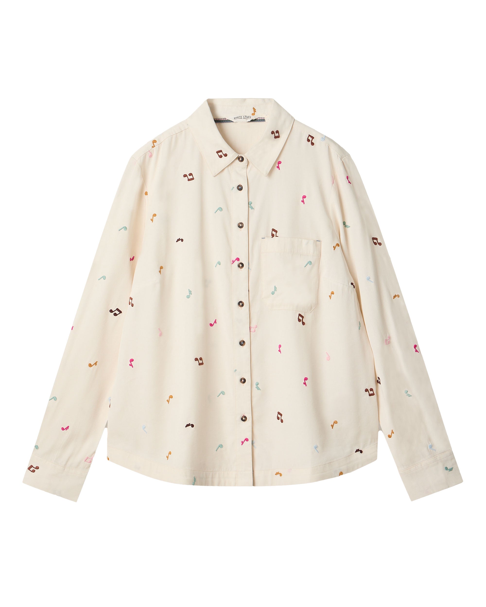 Libby Shirt - Ivory Multi