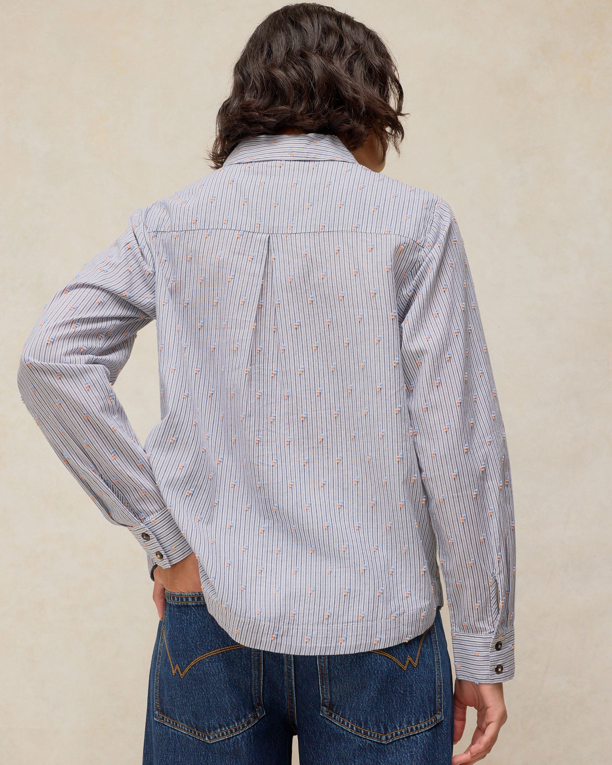 Libby Organic Cotton Shirt - Blue Multi