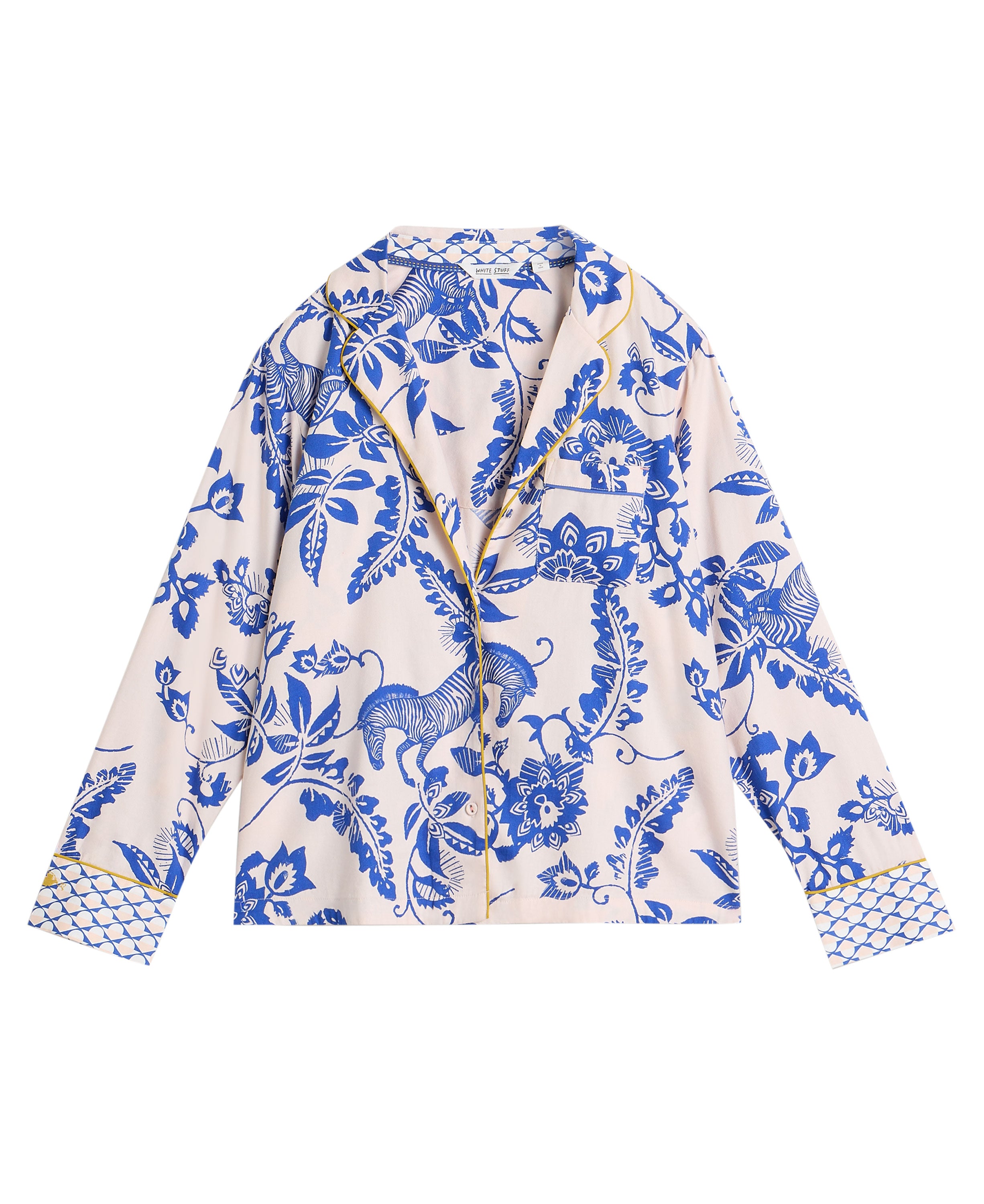 Nina Organic PJ Shirt - Pink Print