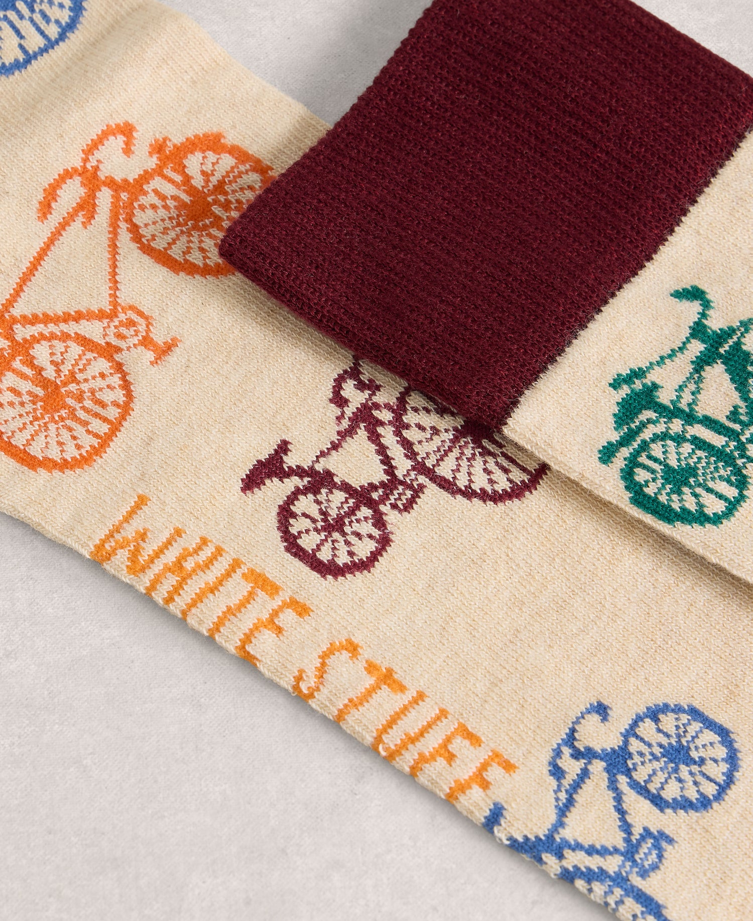 Novelty Ankle Sock - Natural Multi