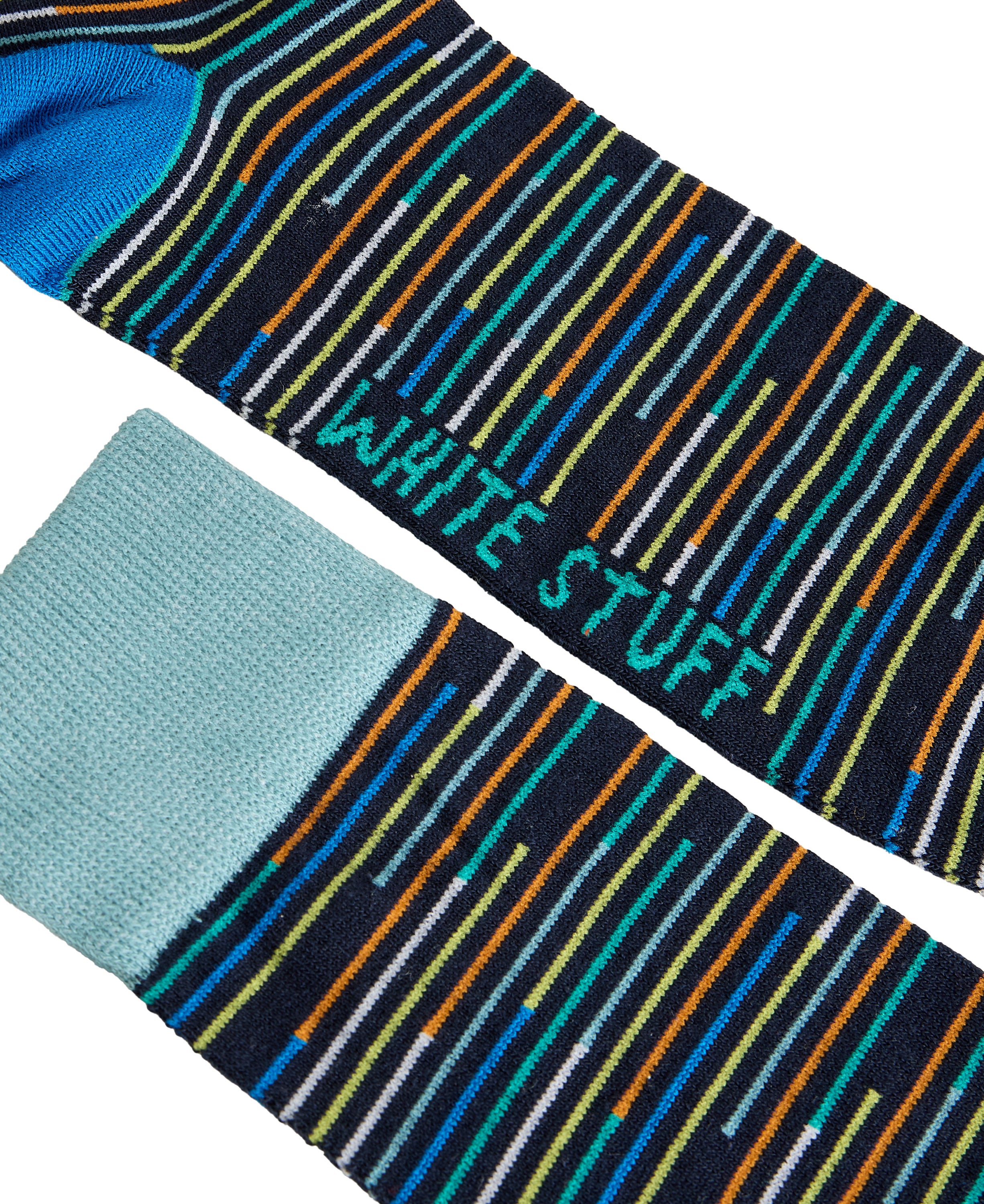 Pattern Ankle Sock - Navy Multi