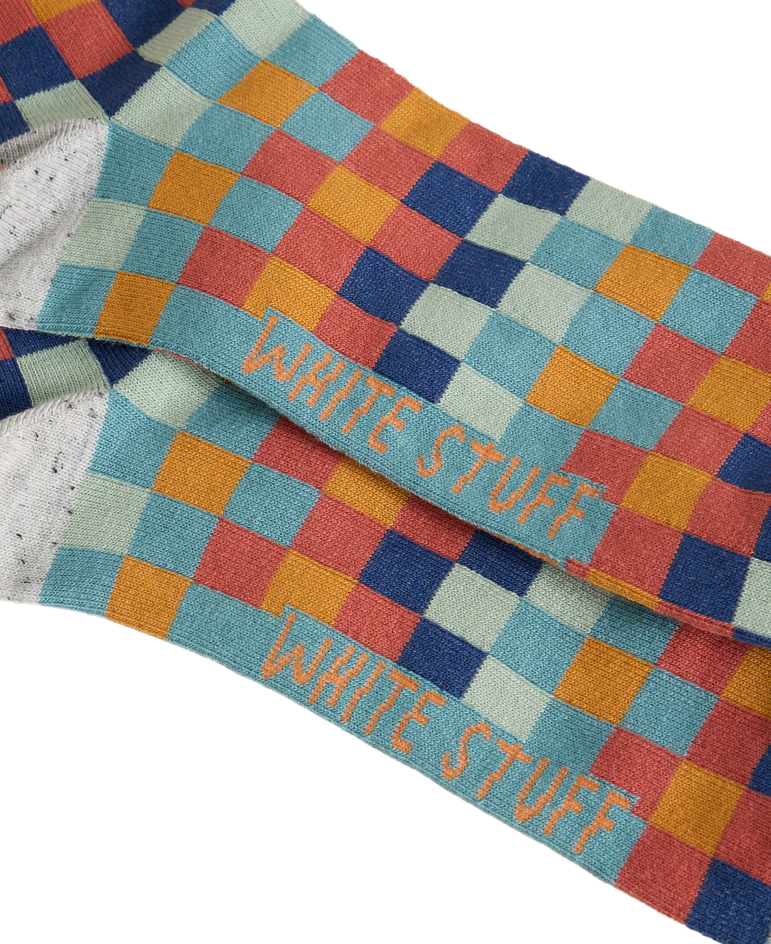Pattern Ankle Sock - Orange Multi
