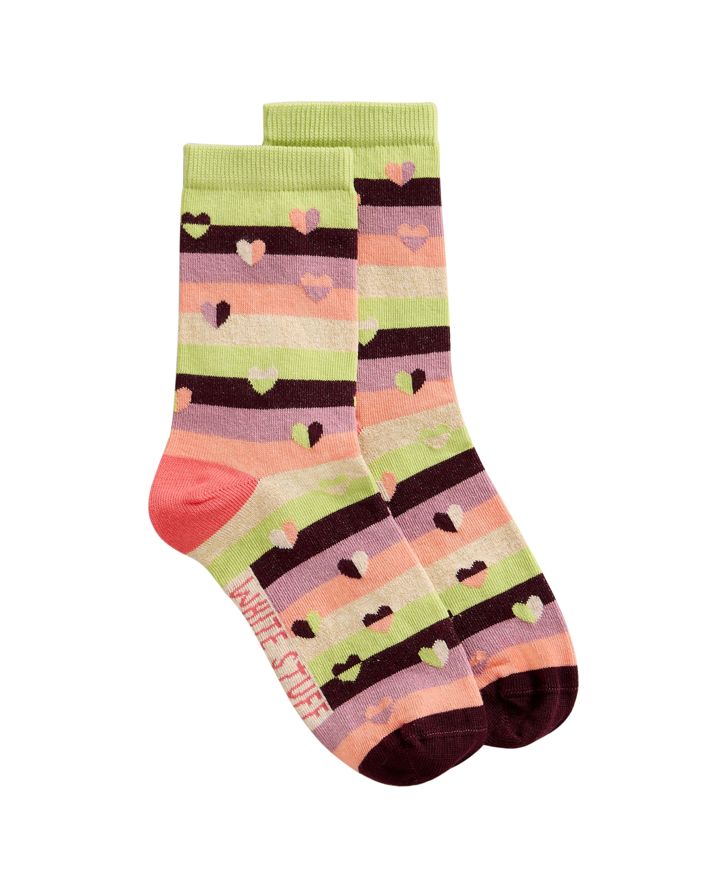 Pattern Ankle Sock - Green Multi