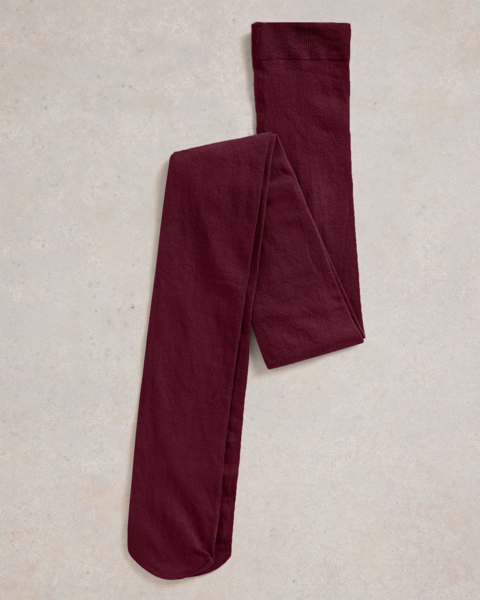 Patty Plain Tights - Dark Plum